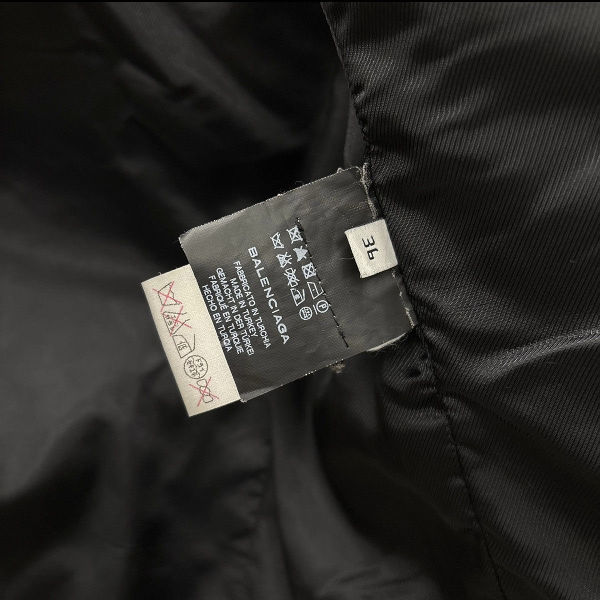 Balenciaga FW12 Balenciaga By Nicholas Ghesquiere Leather Moto Jacket Size XS / US 0-2 / IT 36-38 - 17 Thumbnail