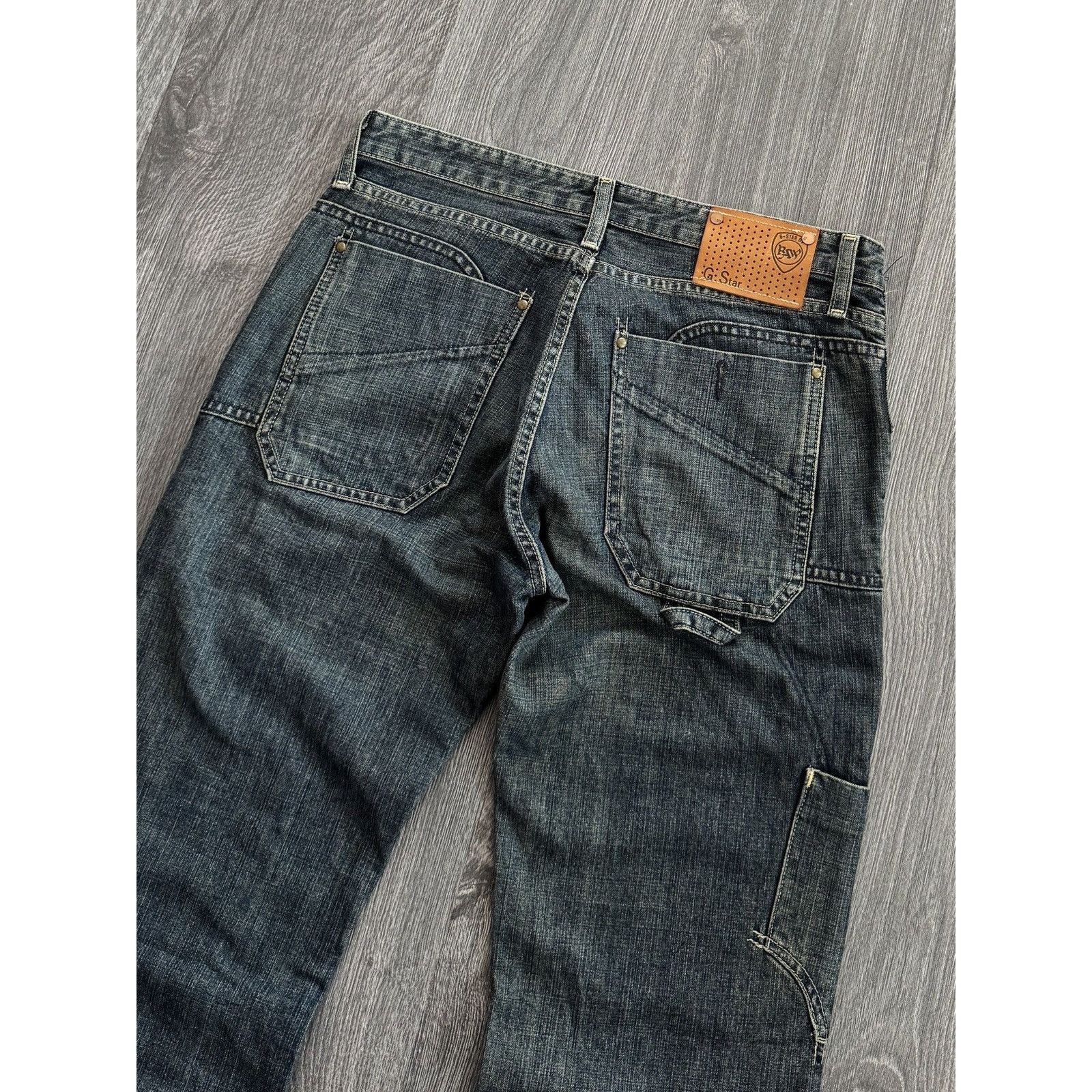 G-Star Y2K VIntage G-Star Grainy Texture Jeans Size US 32 / EU 48 - 9 Thumbnail