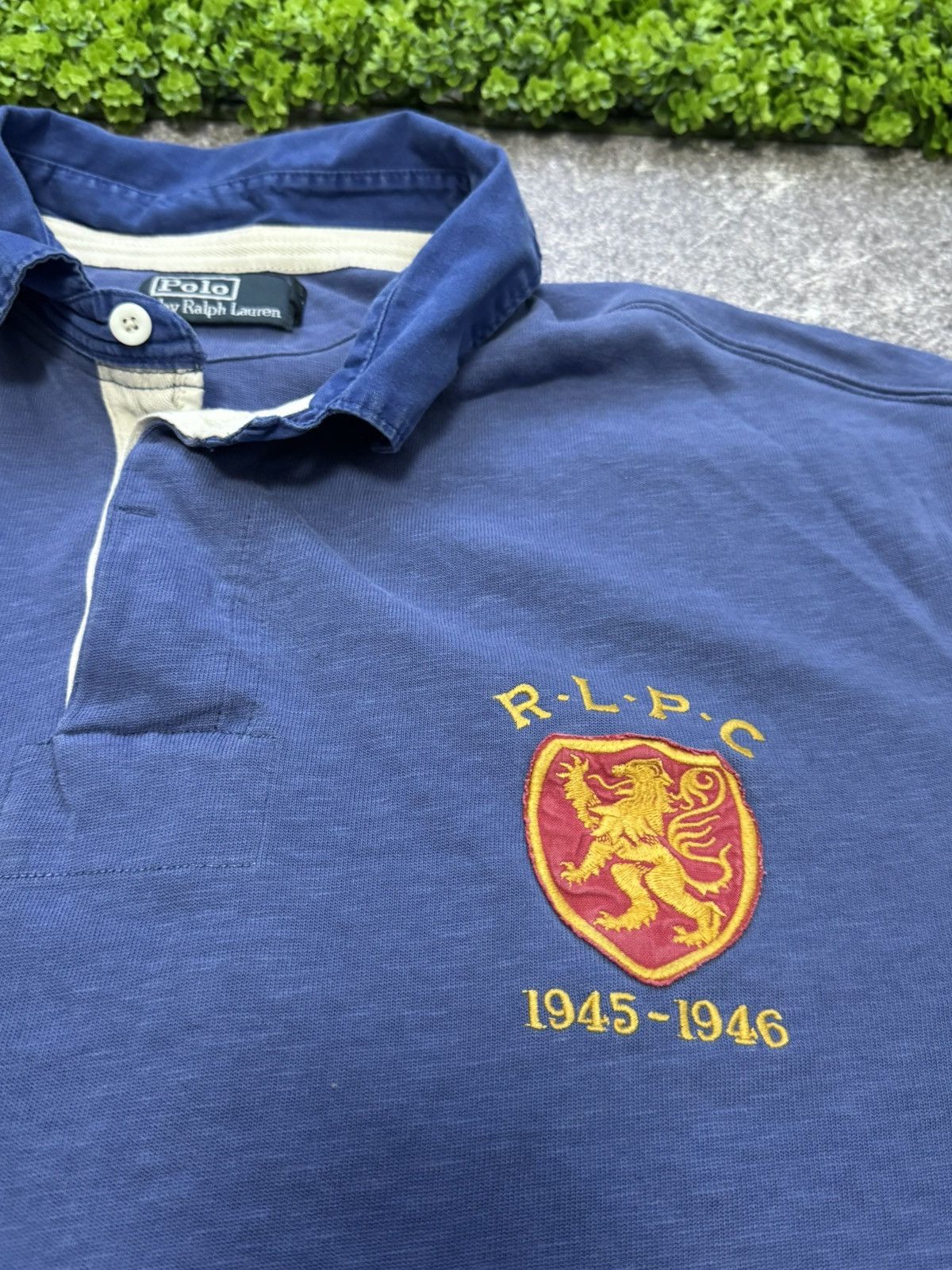 Polo Ralph Lauren Vintage 90s Polo Ralph Lauren 1945-46 Rugby Sweatshirt y2k Size US XXL / EU 58 / 5 - 9 Thumbnail