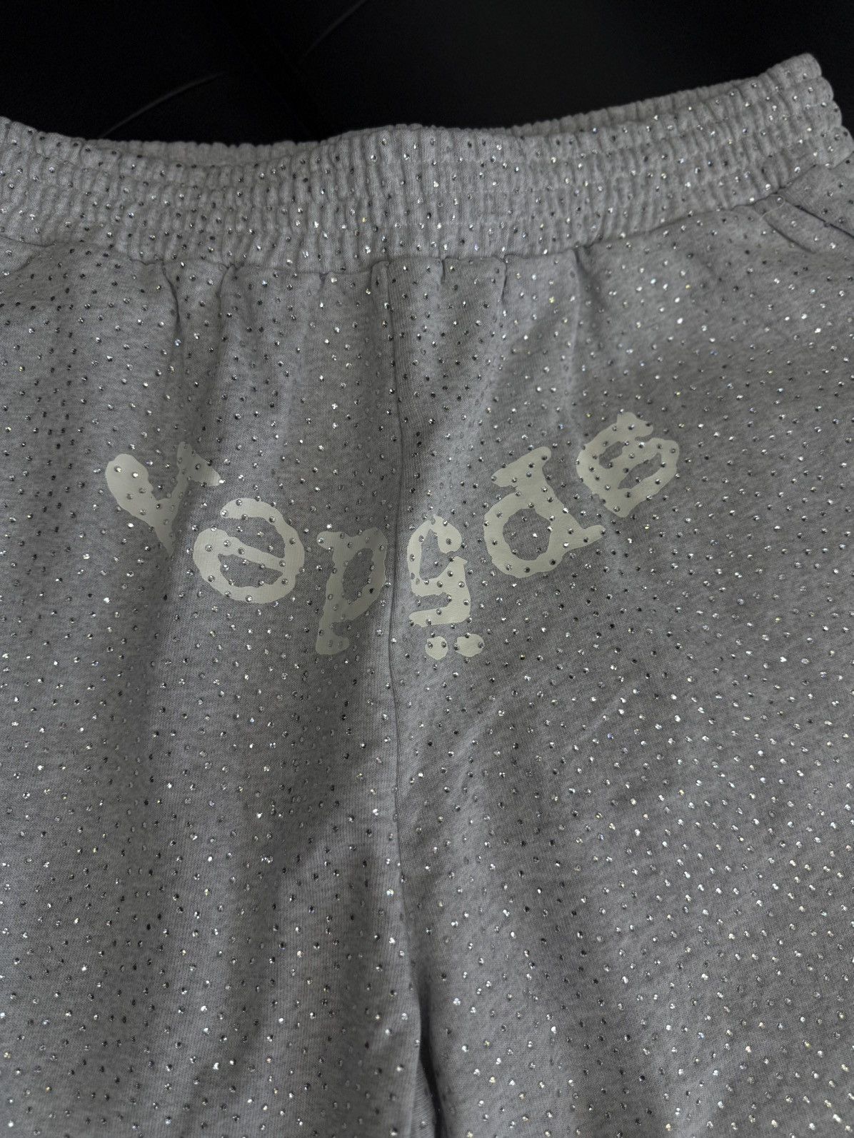 Sp5der Sp5der VVS Rhinestone Cotton Shorts Size (XXL) NEW Size US 38 / EU 54 - 2 Thumbnail