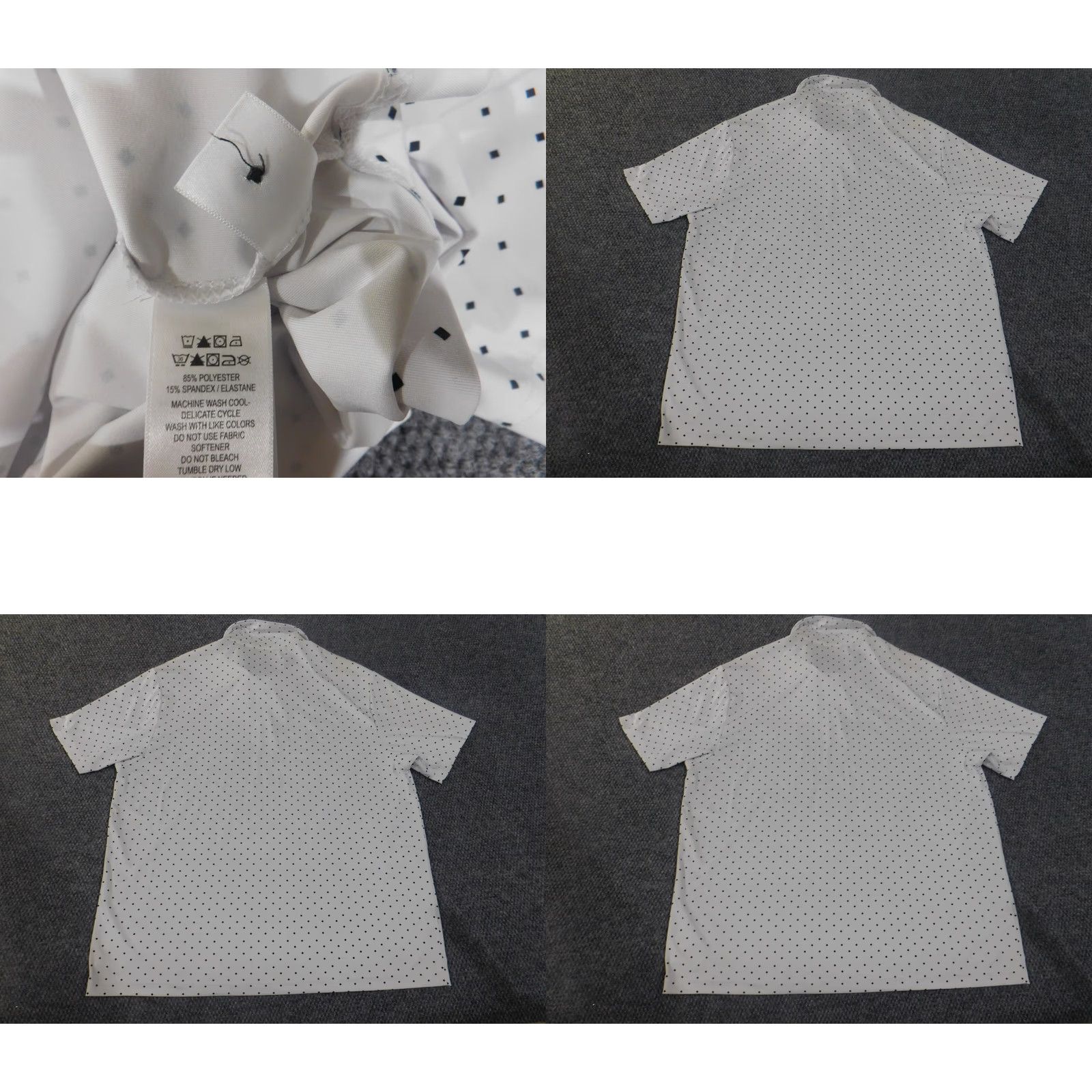 Vintage rorie whalen Golf Polo XXL White Stretch Performance Mens Casual Geometric Size US XXL / EU 58 / 5 - 8 Thumbnail