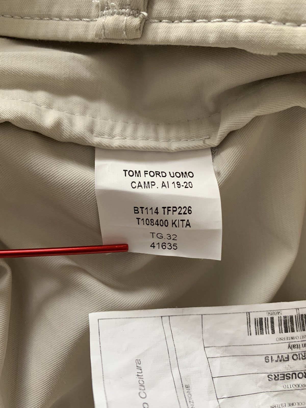 Tom Ford 🔥🔥 Tom Ford Straight-Leg Cotton Cargo Pants Size US 32 / EU 48 - 10 Thumbnail