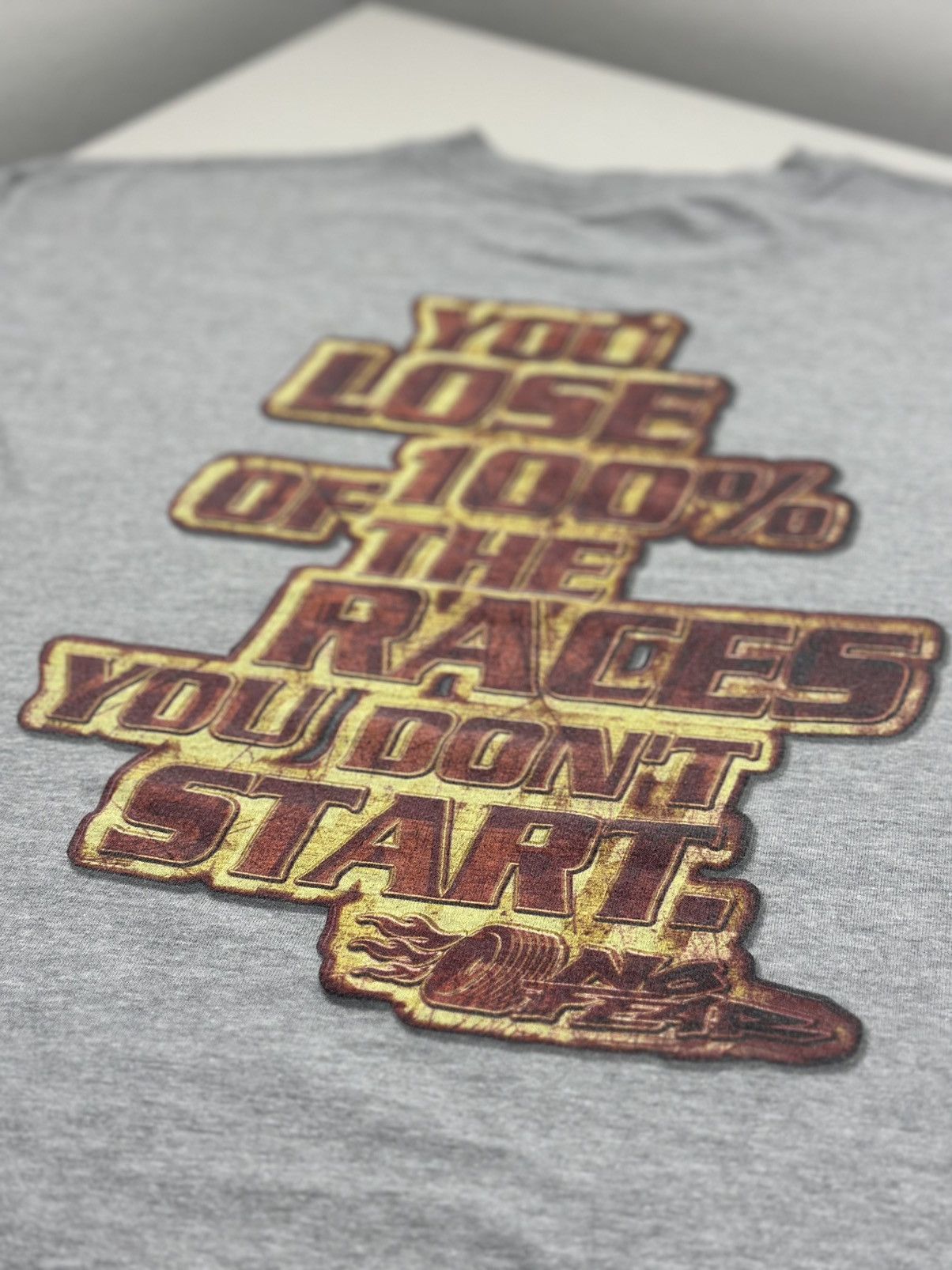 No Fear Vintage 90s No Fear You Lose 100% of TheRaces You Dont Start Size US XL / EU 56 / 4 - 9 Thumbnail