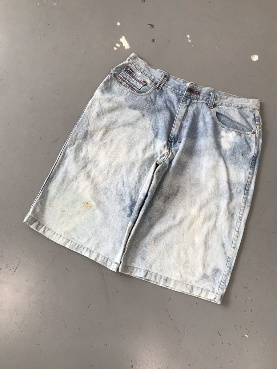 JNCO × Southpole × Vintage Vintage rare enyce spell out denim jort Size US 38 / EU 54 - 5 Thumbnail