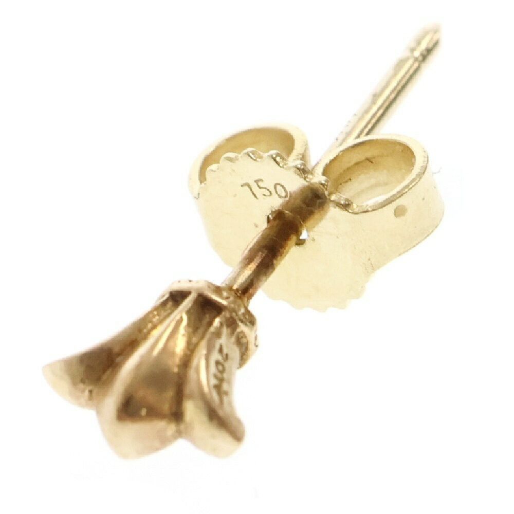 Chrome Hearts 22K Stud Crosstail Earring