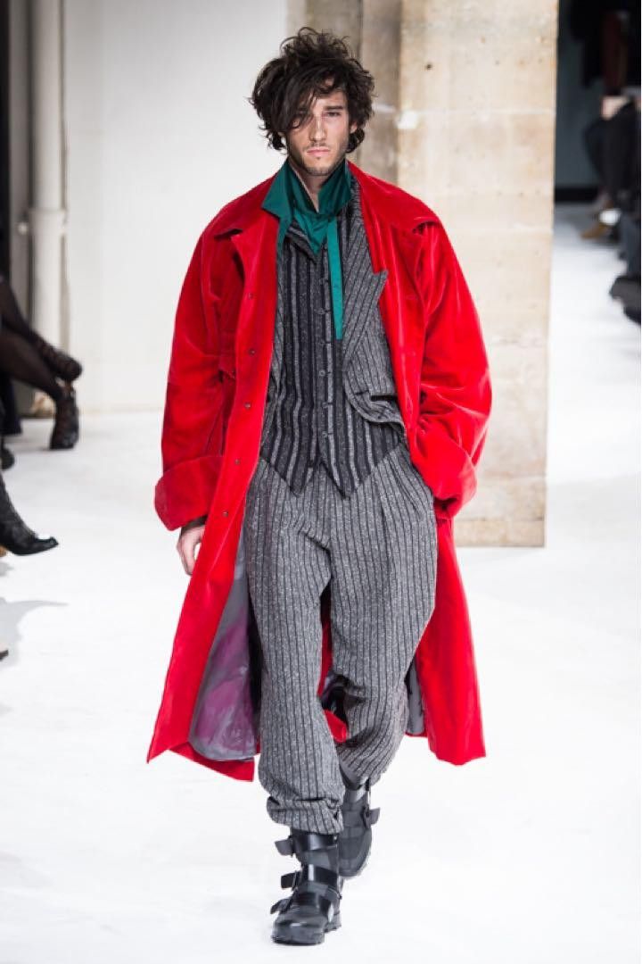 Pour Homme 17aw stripe slacks pants