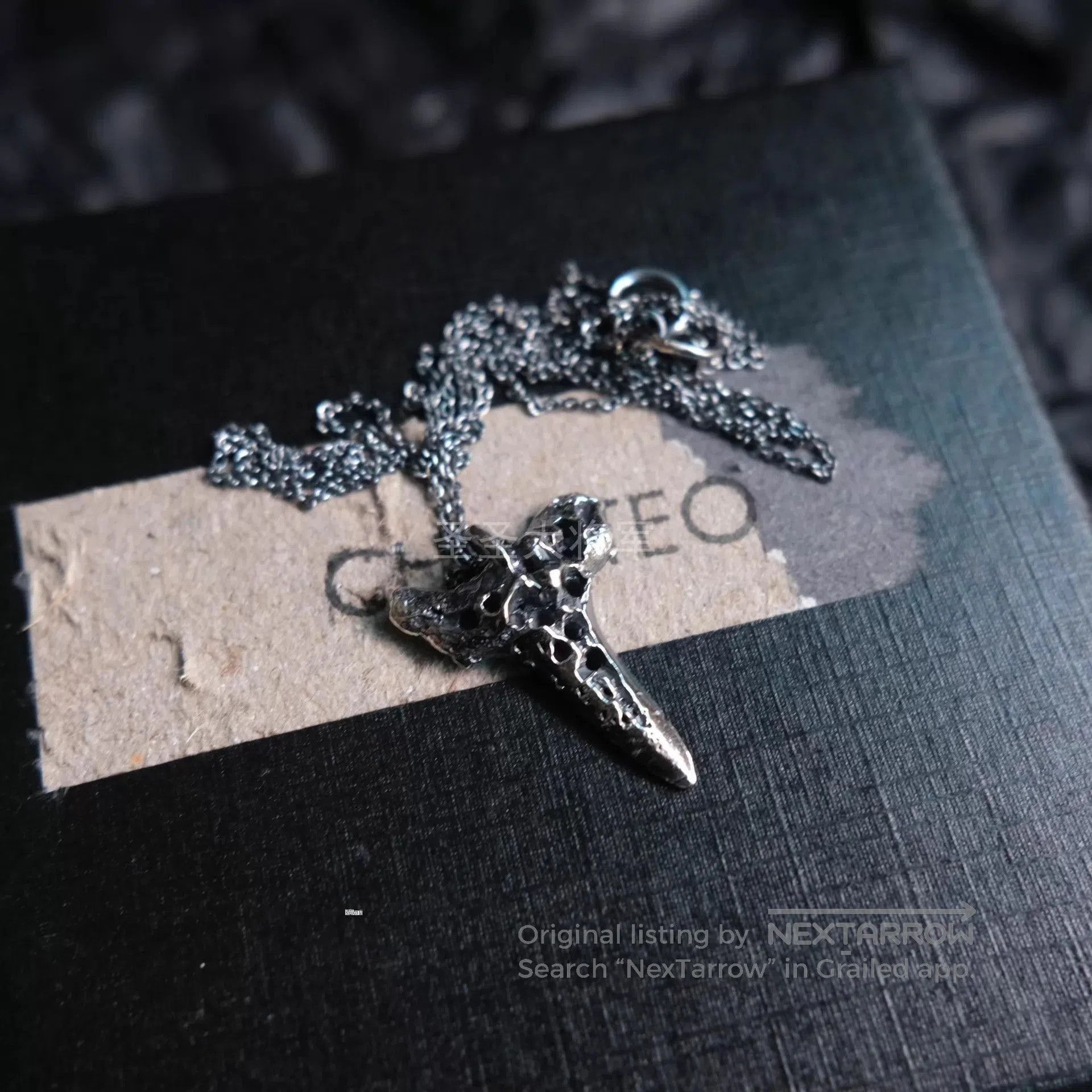 Chin Teo Silver Tooth Pendant Necklace. Size ONE SIZE - 4 Thumbnail