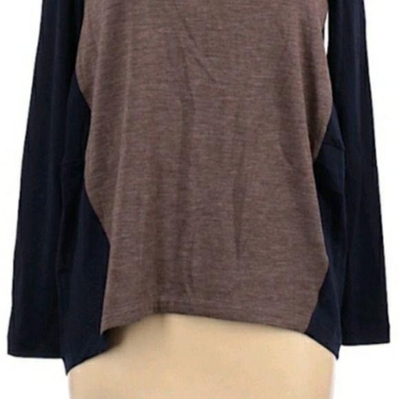 Other Lafayette 148 Wool Baseball Jersey Sz M Long Sleeve Color Bl Size M / US 6-8 / IT 42-44 - 6 Thumbnail