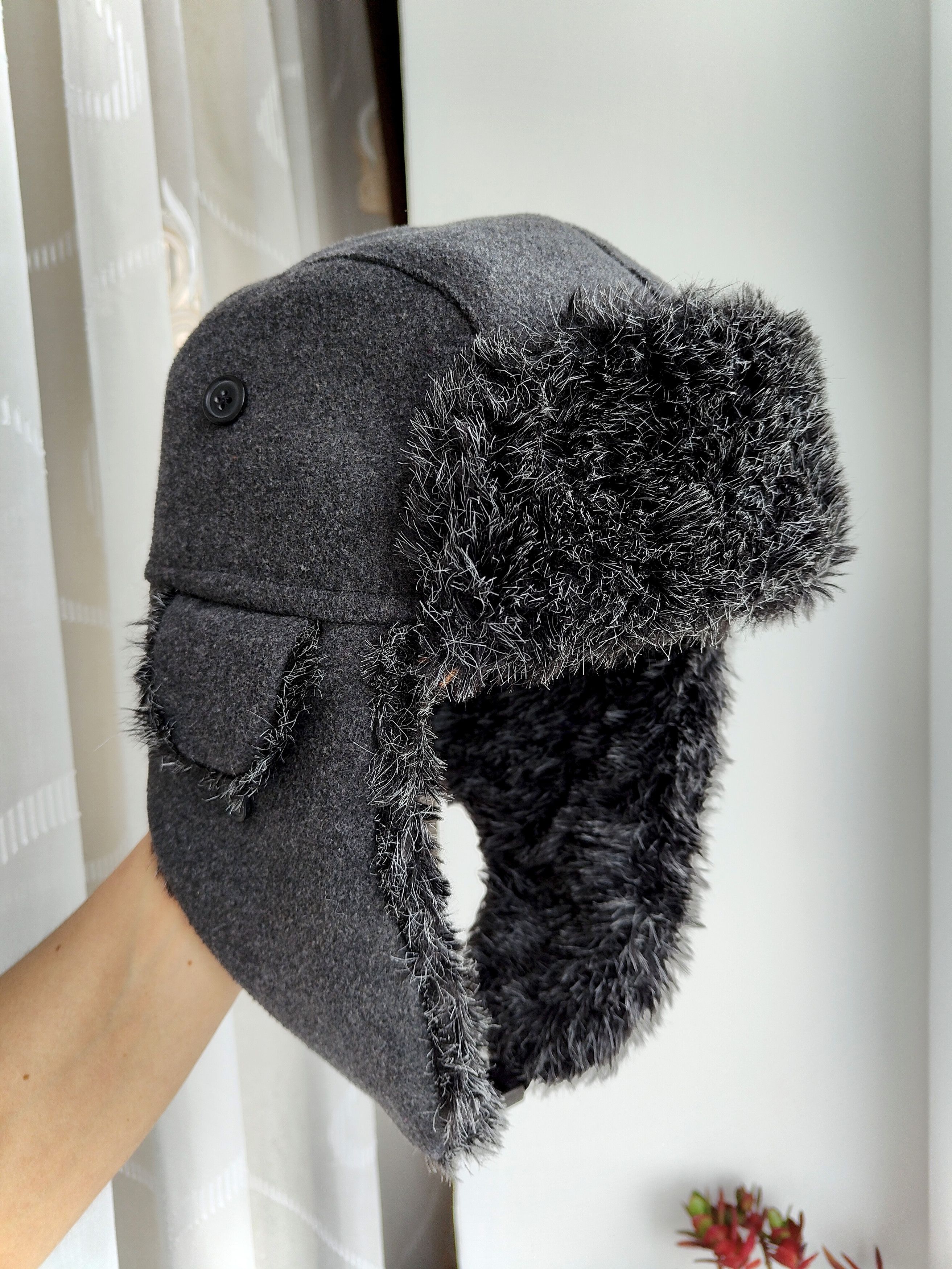 Hat Club Winter Hat Trapper Hat With Earflaps Size ONE SIZE - 7 Thumbnail