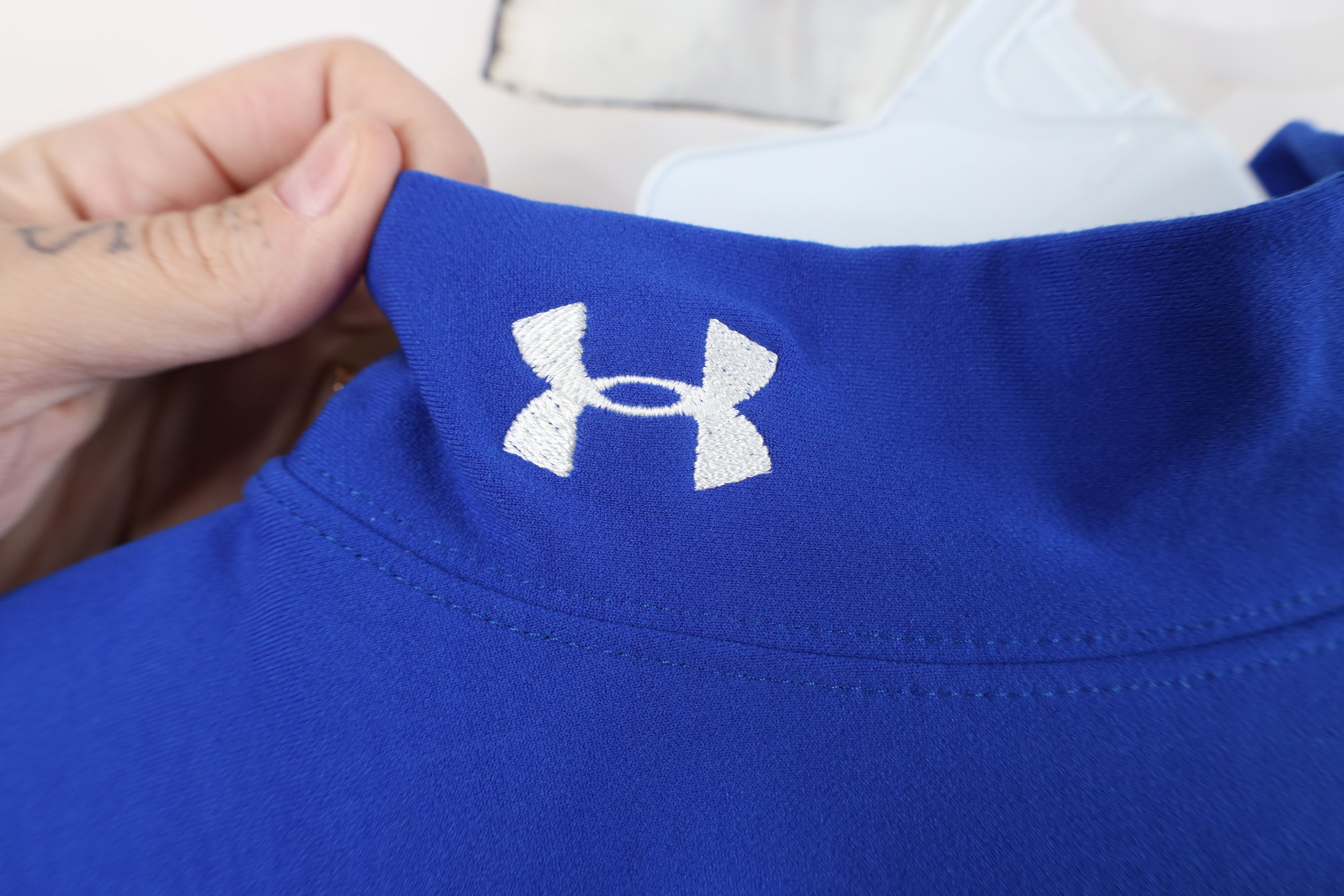 Under Armour Under Armour ColdGear Training Mock Neck T-Shirt Blue Size US S / EU 44-46 / 1 - 4 Thumbnail