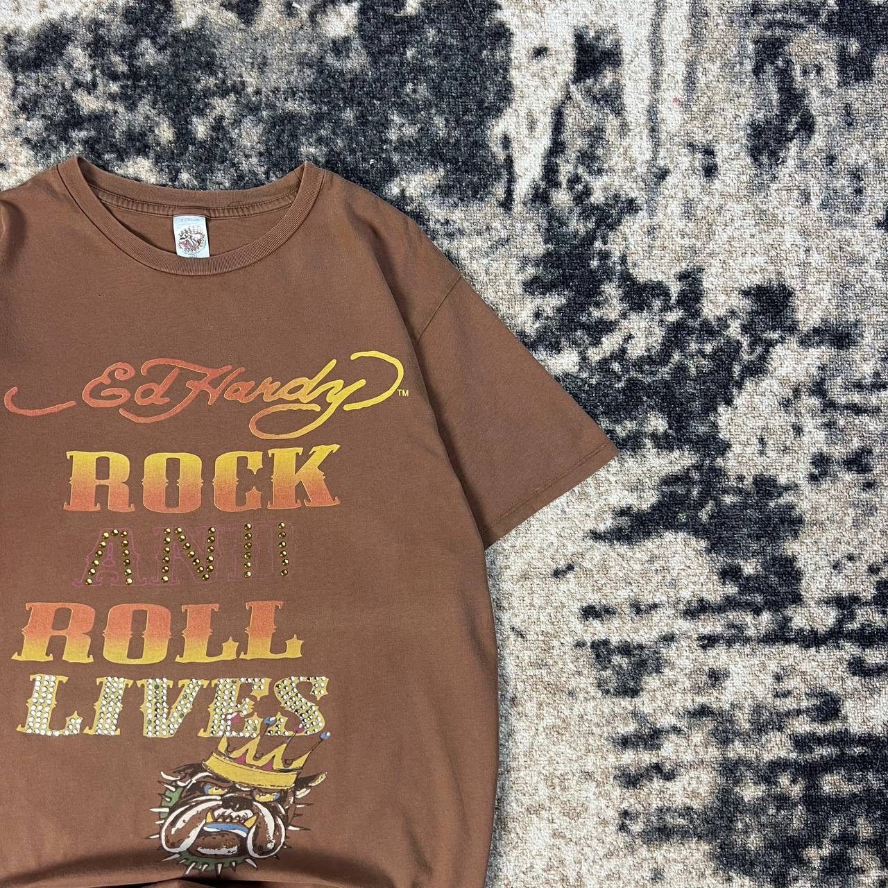 Ed Hardy Ed Hardy Big Logo Japanese Y2K t-Shirt Streetwear Style 2TS1 Size US XL / EU 56 / 4 - 3 Thumbnail