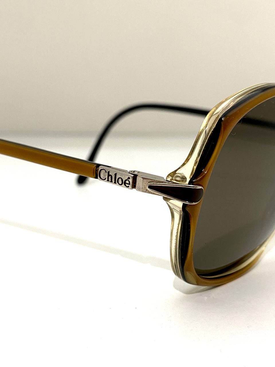Chloe Chloe Logo Oval Round Vintage Sunglasses Y2K Size ONE SIZE - 6 Thumbnail
