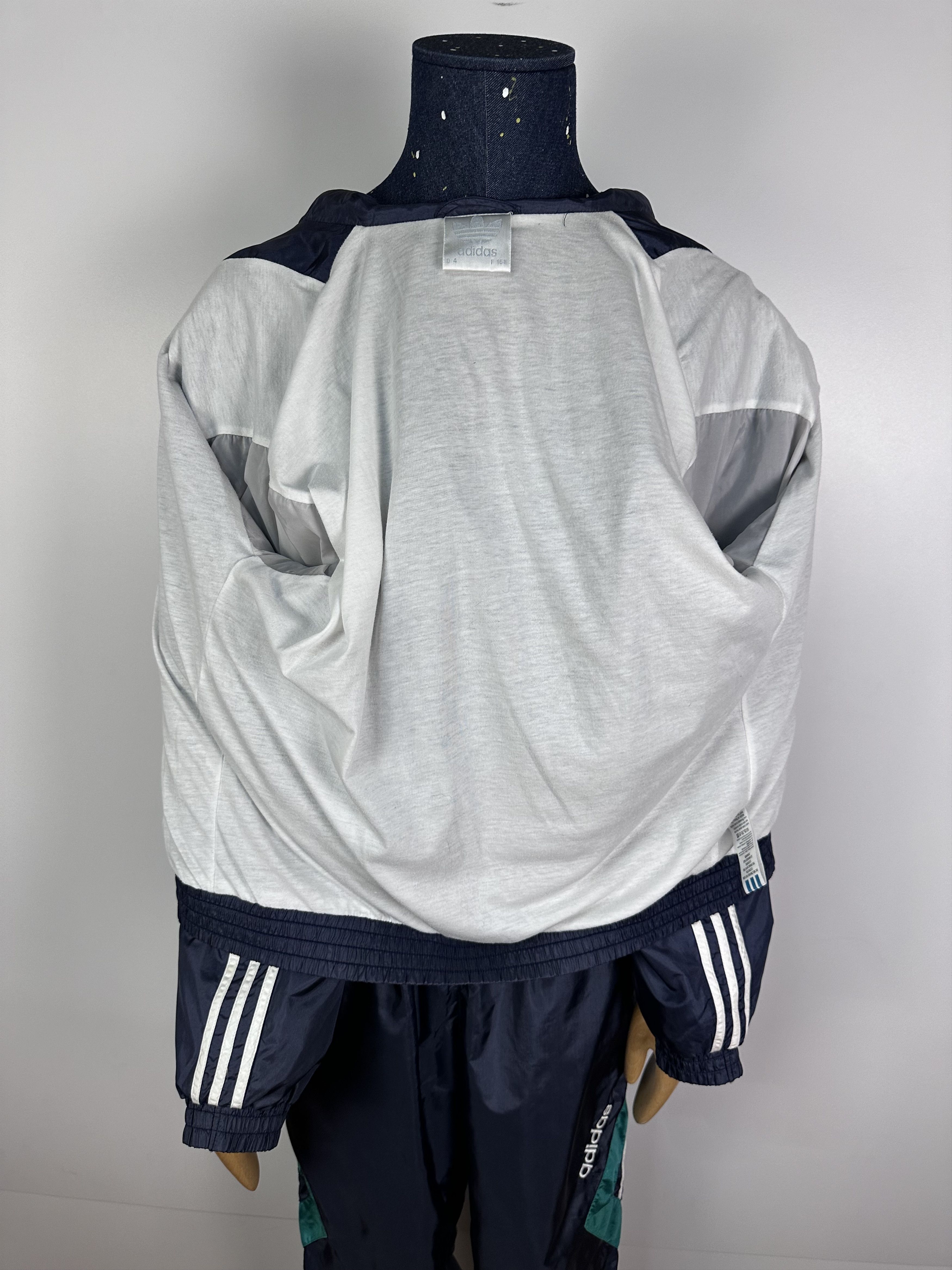 Vintage Adidas Nylon Track Suit Jacket Pants 90's Size S