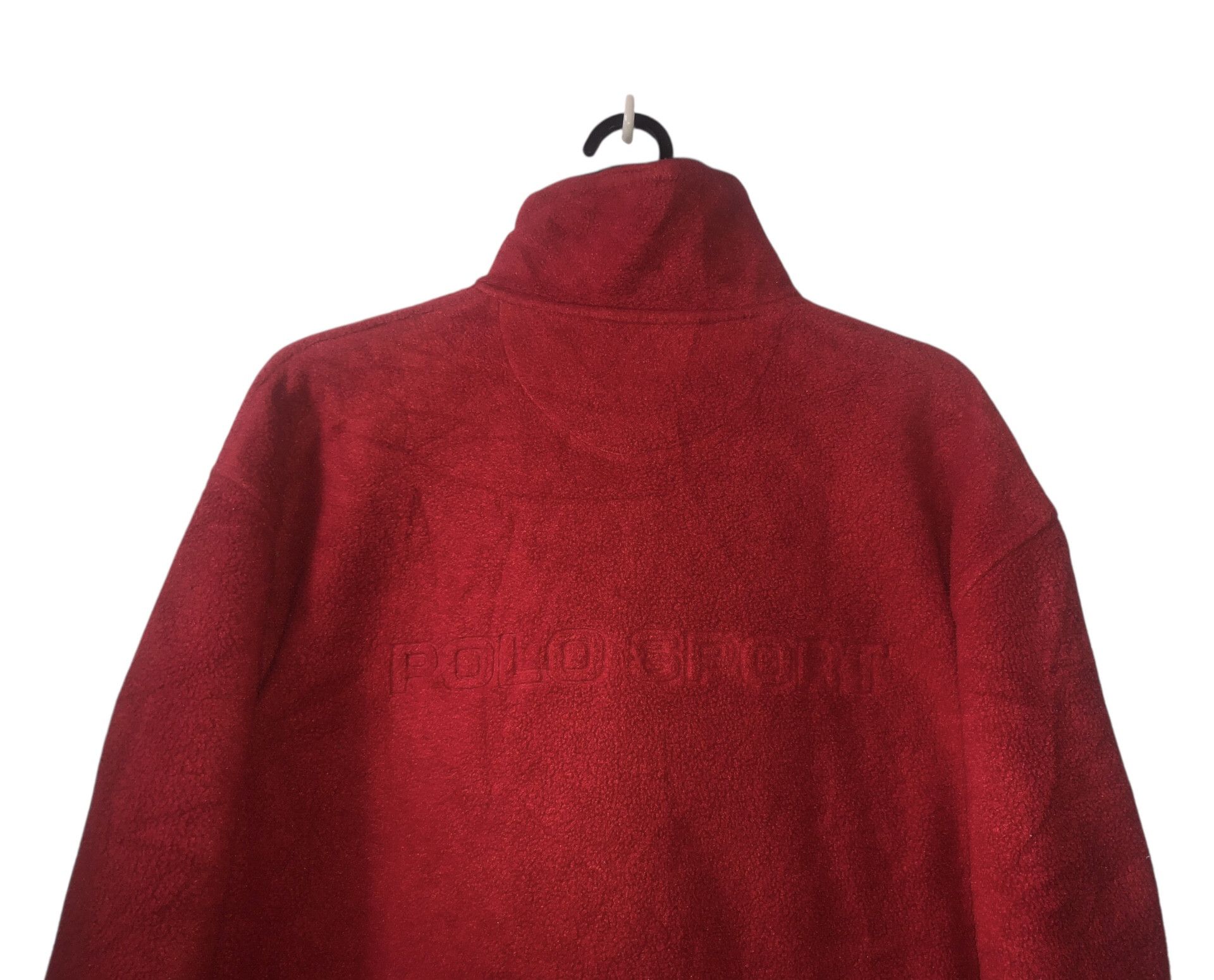 Polo Ralph Lauren 🔥Y2K POLO SPORT RALPH LAUREN Zipper Fleece Jacket Big Logo Size US L / EU 52-54 / 3 - 5 Thumbnail