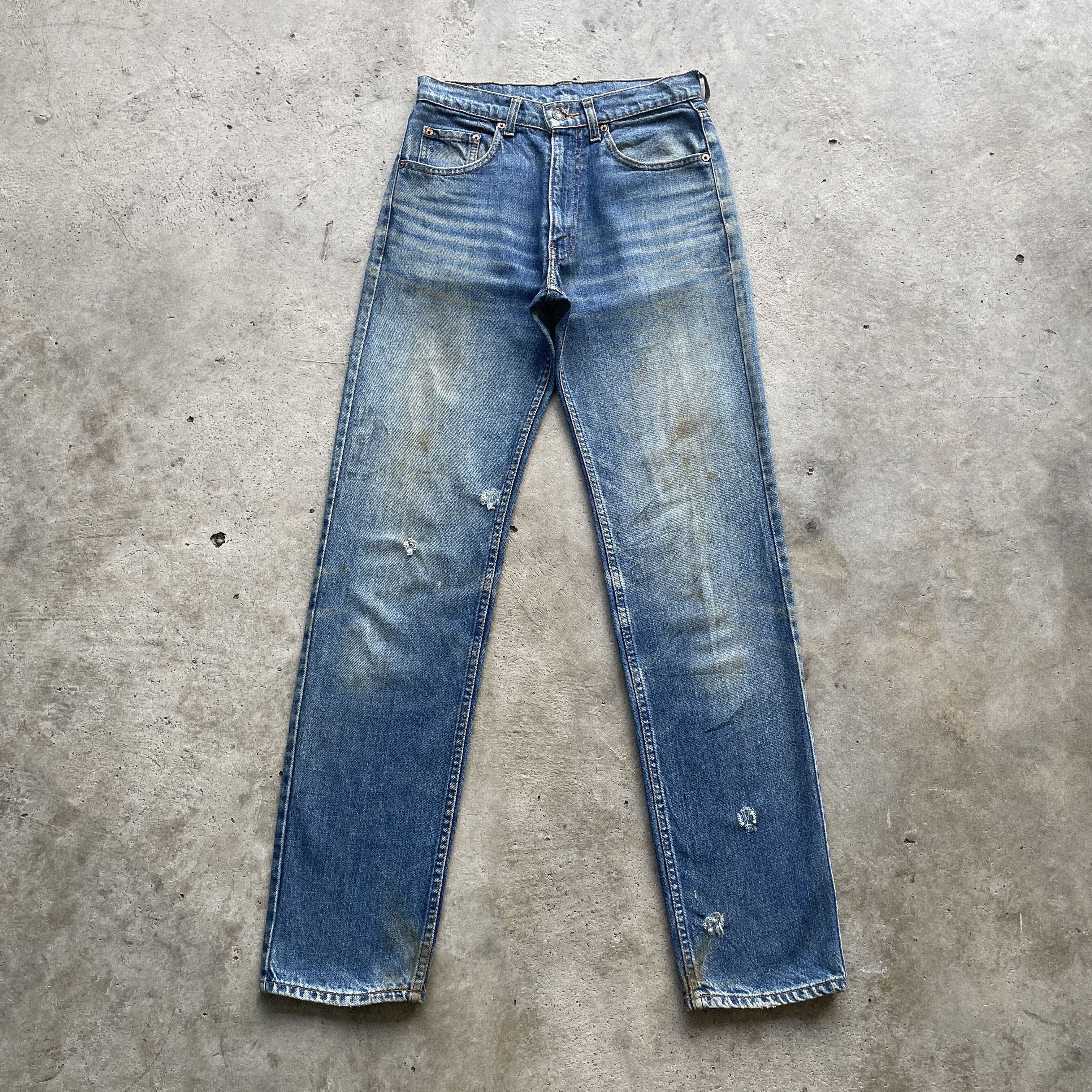Levi's Vintage Clothing VINTAGE LEVI’S 503 DENIM FADED RUSTY JEANS PANTS W28 Size US 28 / EU 44 - 2 Thumbnail