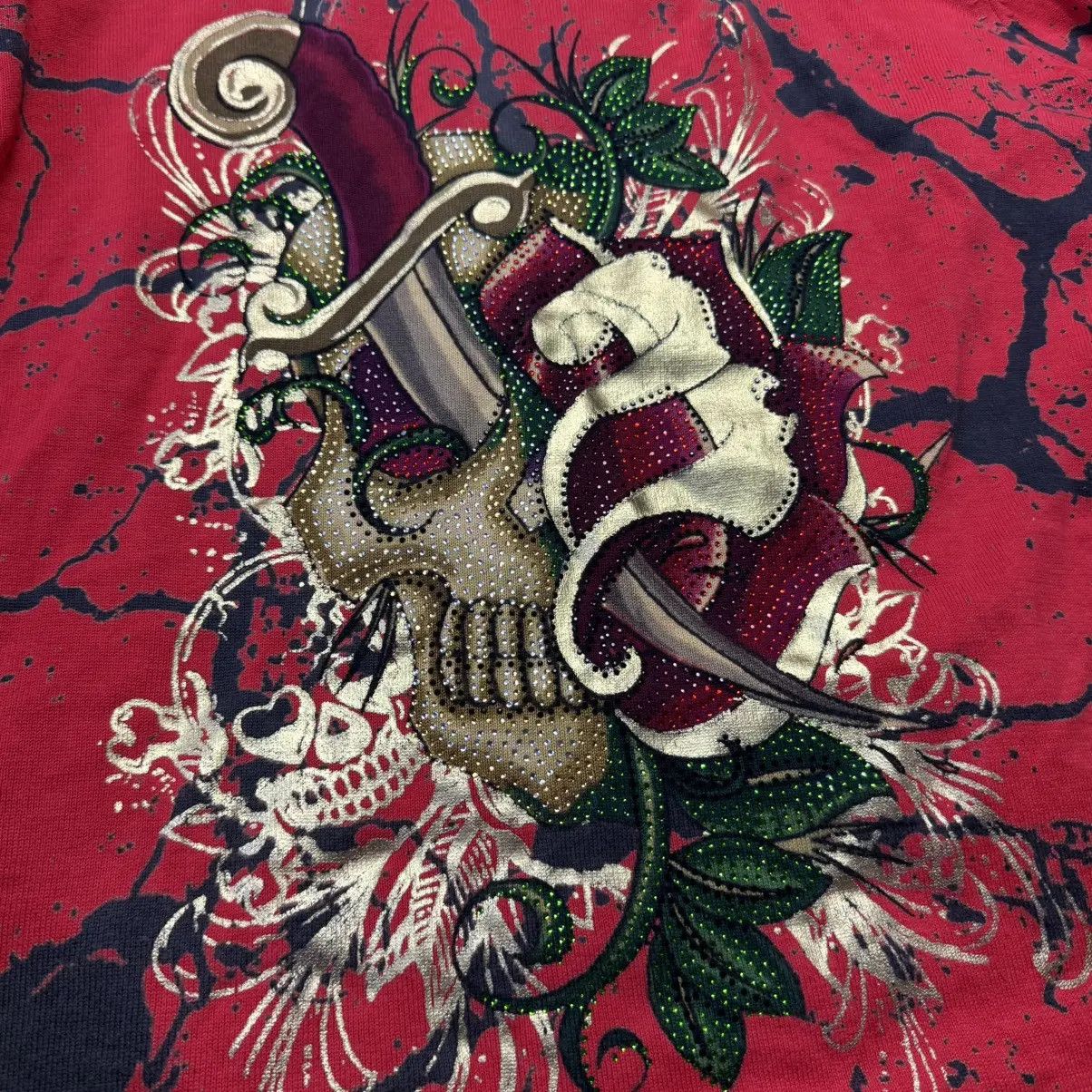 Christian Audigier Christinan audigier ed hardy style zipup hoodie Size US XL / EU 56 / 4 - 7 Thumbnail