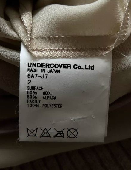 Undercover 06AW GURUGURU Detachable Collar Satin & Mixed-Fabric Jacket Size 38L - 9 Thumbnail