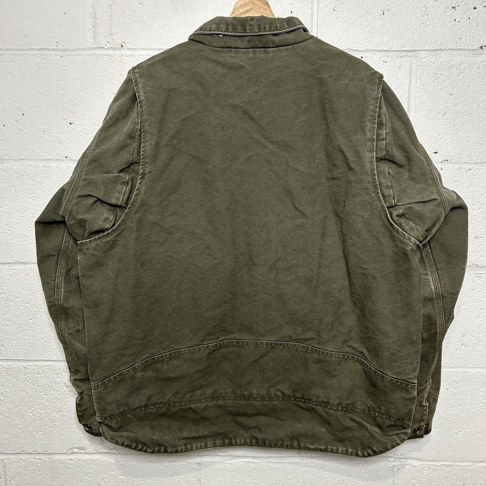 Carhartt Carhartt Canvas Fleece-Lined Berwick Jacket “Moss Green” Size US XL / EU 56 / 4 - 2 Thumbnail