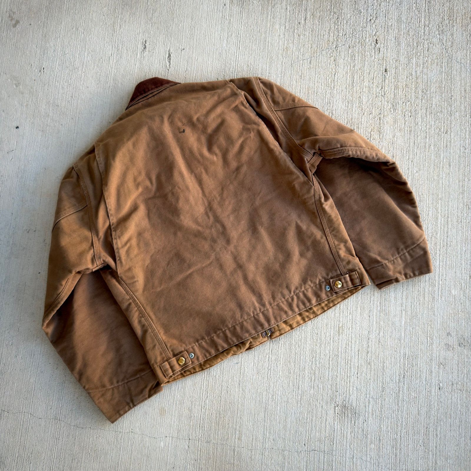 Carhartt × Vintage Carhartt J01 brown detroit work wear jacket Size US M / EU 48-50 / 2 - 7 Thumbnail