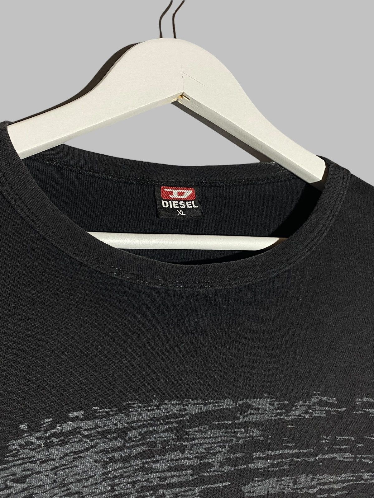 Diesel 00s DIESEL VINTAGE LOGO TEE DISTRESSED Y2K HYPE STYLE Size US XL / EU 56 / 4 - 11 Thumbnail