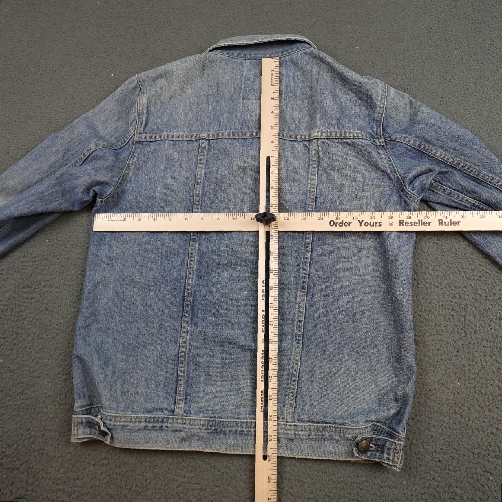 Polo Ralph Lauren Polo Ralph Lauren Jacket Mens Medium Blue Denim Bomber Button Faded Light Wash Size US M / EU 48-50 / 2 - 7 Thumbnail