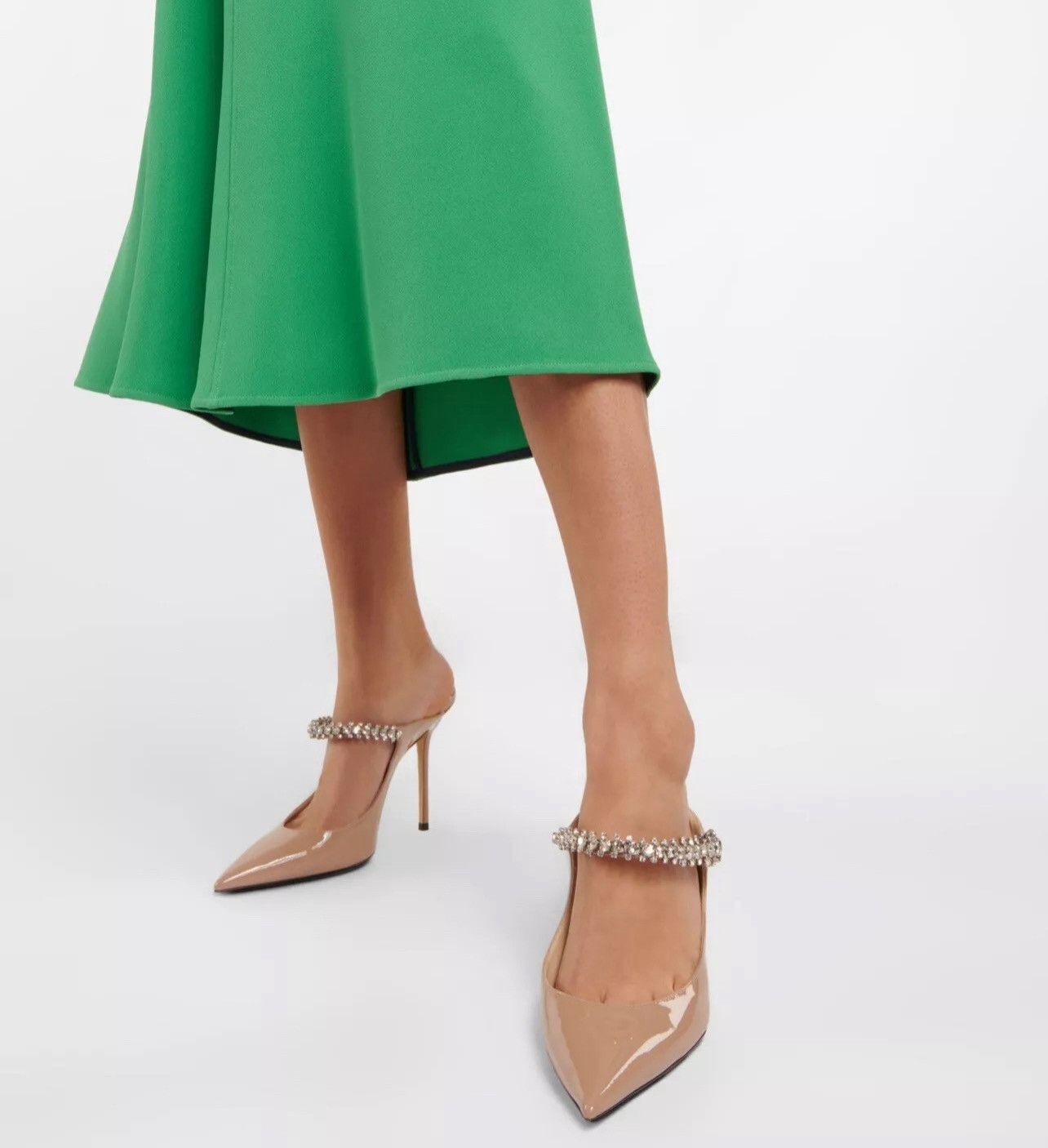 Jimmy Choo Jimmy Choo Bing Embellished Patent Leather Mules size 36 Size US 6 / IT 36 - 3 Thumbnail