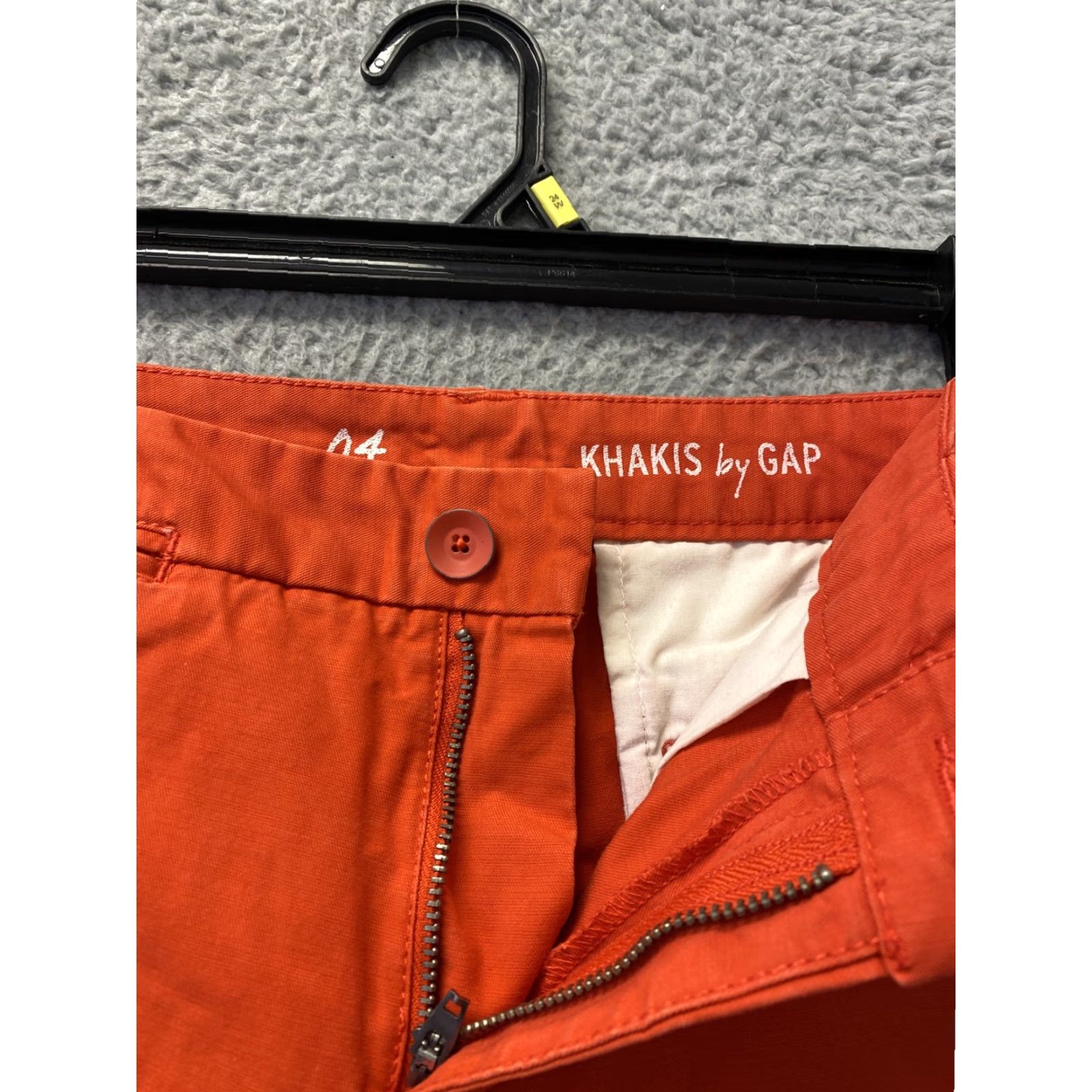 Gap Gap Chino Shorts Unisex Adult 30 Orange Flat Front Casual Outdoor Golf Size 30" / US 8 / IT 44 - 3 Thumbnail