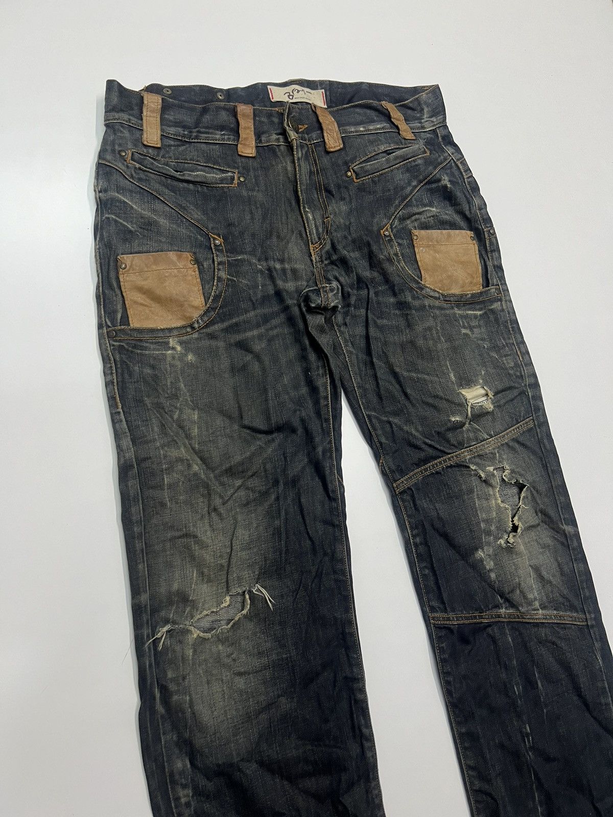 Bray Steve Alan Bray Steve Alan Distress Denim Jeans Size 36 Size US 36 / EU 52 - 2 Thumbnail