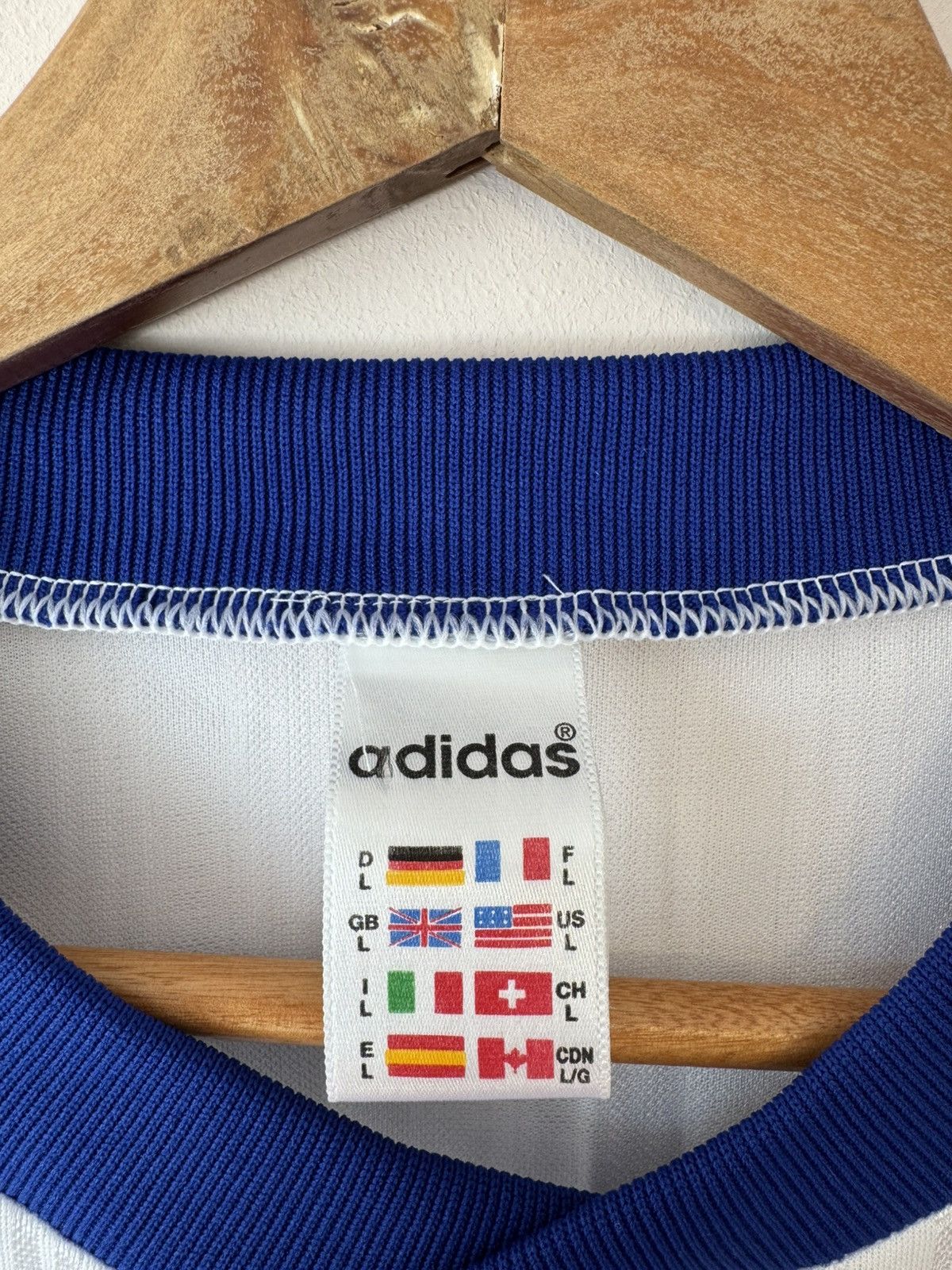 Adidas Vintage Lausanne Sport 1997-1998 Match Worn Soccer Jersey Size US L / EU 52-54 / 3 - 17 Thumbnail