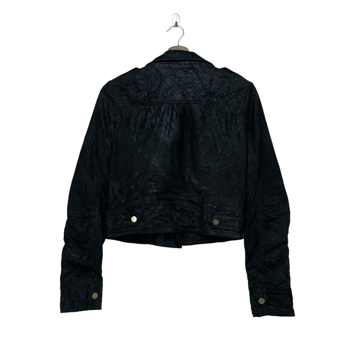 Japanese Brand Japanese Brand Elegant She Leather Double Collar Shining Size M / US 6-8 / IT 42-44 - 2 Thumbnail