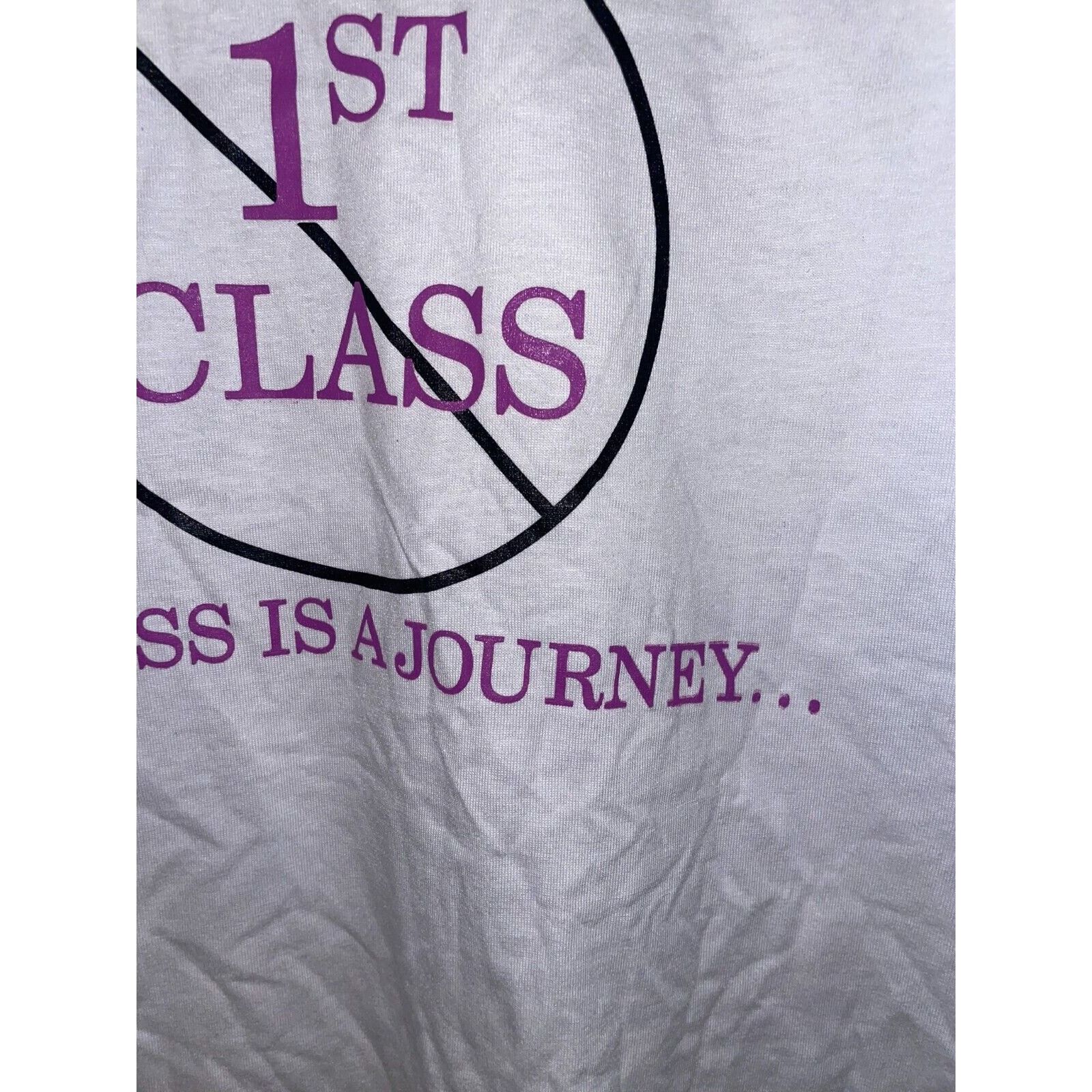 Jerzees Vintage Success Shirt 1st Class Success Is A Journey Tee 90s Size US L / EU 52-54 / 3 - 5 Thumbnail