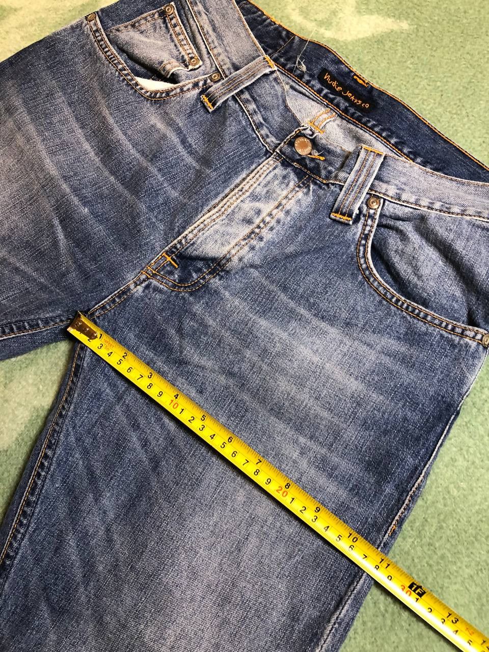 Nudie Jeans NUDIE Denim Blue Wash Straight Leg Jeans Size US 31 - 10 Thumbnail