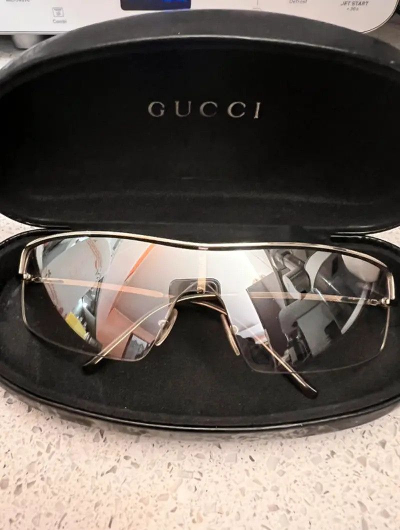 Gucci GUCCI Sunglasses Shield Wrap Ski Mask Sport Strass Vintage Size ONE SIZE - 1 Thumbnail