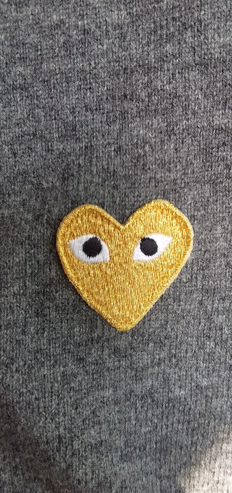 Comme des Garcons Comme Des Garcons Grey Gold Heart Cardigan Size US L / EU 52-54 / 3 - 1 Thumbnail