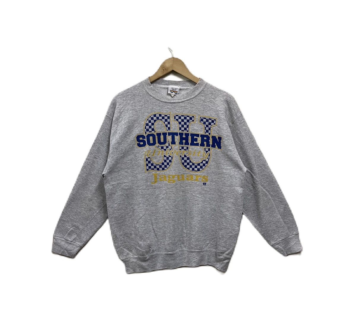 Vintage Vintage 90s Southern University Jaguars Sweatshirt Pullover Size US L / EU 52-54 / 3 - 1 Thumbnail