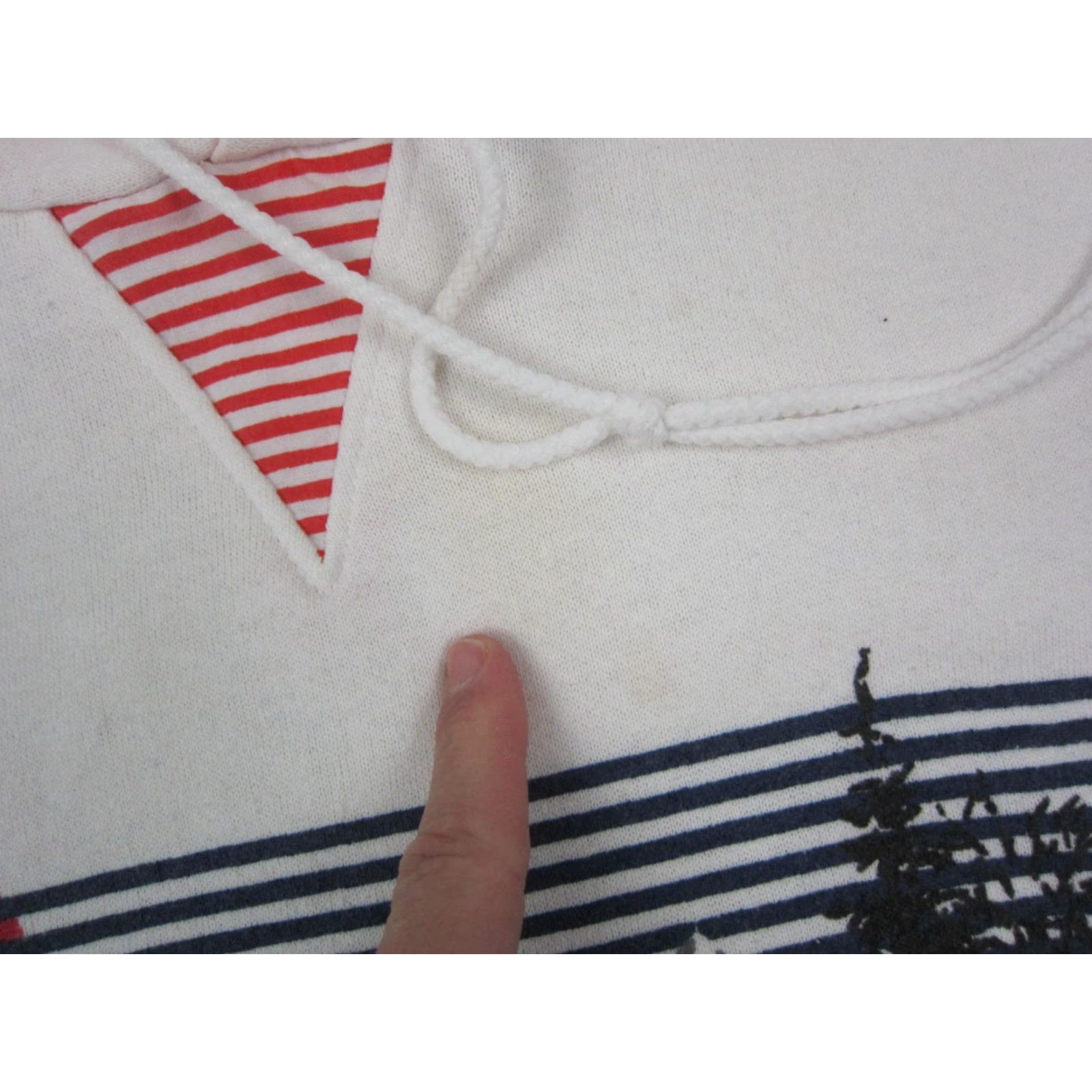 Vintage VINTAGE Diport Silverton Hoodie Mens L White Red 90s USA Made Mountain Ski Pullover Fleece Logo Size US XL / EU 56 / 4 - 6 Thumbnail