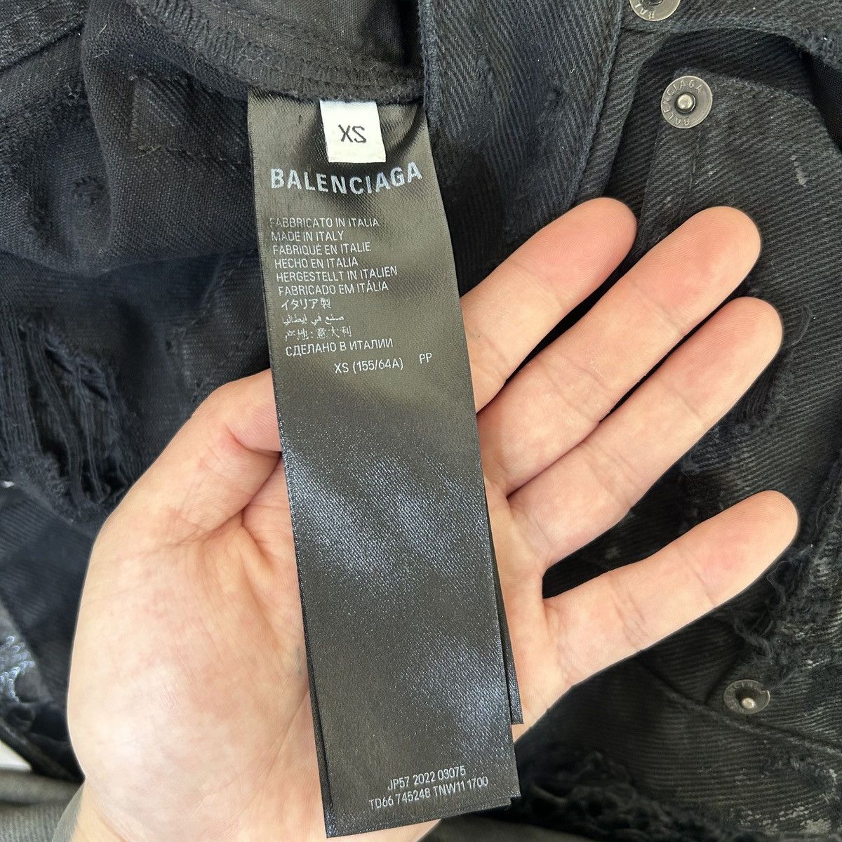 Balenciaga Balenciaga Mud Destroy Denim Size US 32 / EU 48 - 5 Thumbnail
