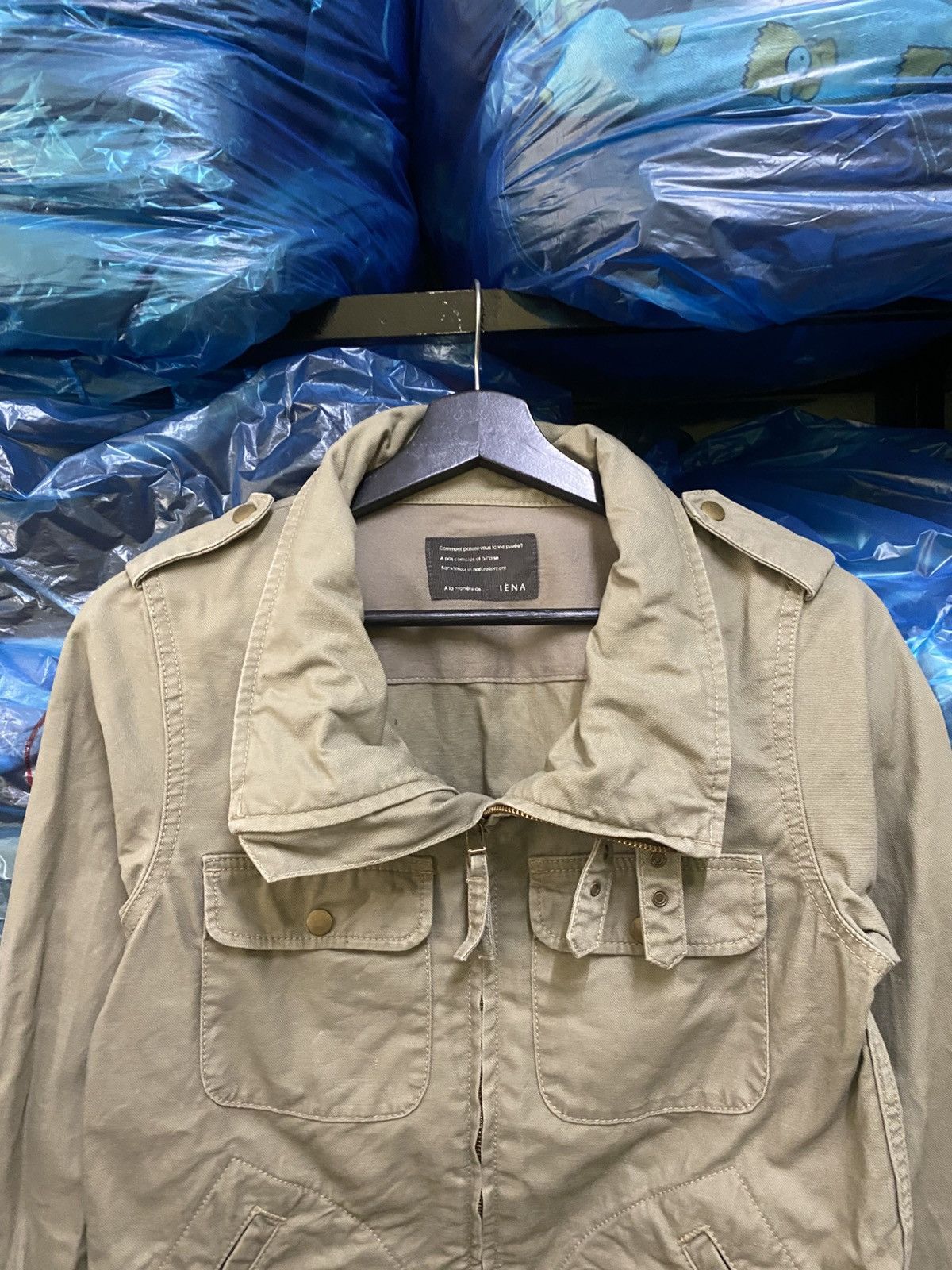Other IENA Paris Khaki Military-Style Lightweight Utility Jacket Size S / US 4 / IT 40 - 6 Thumbnail