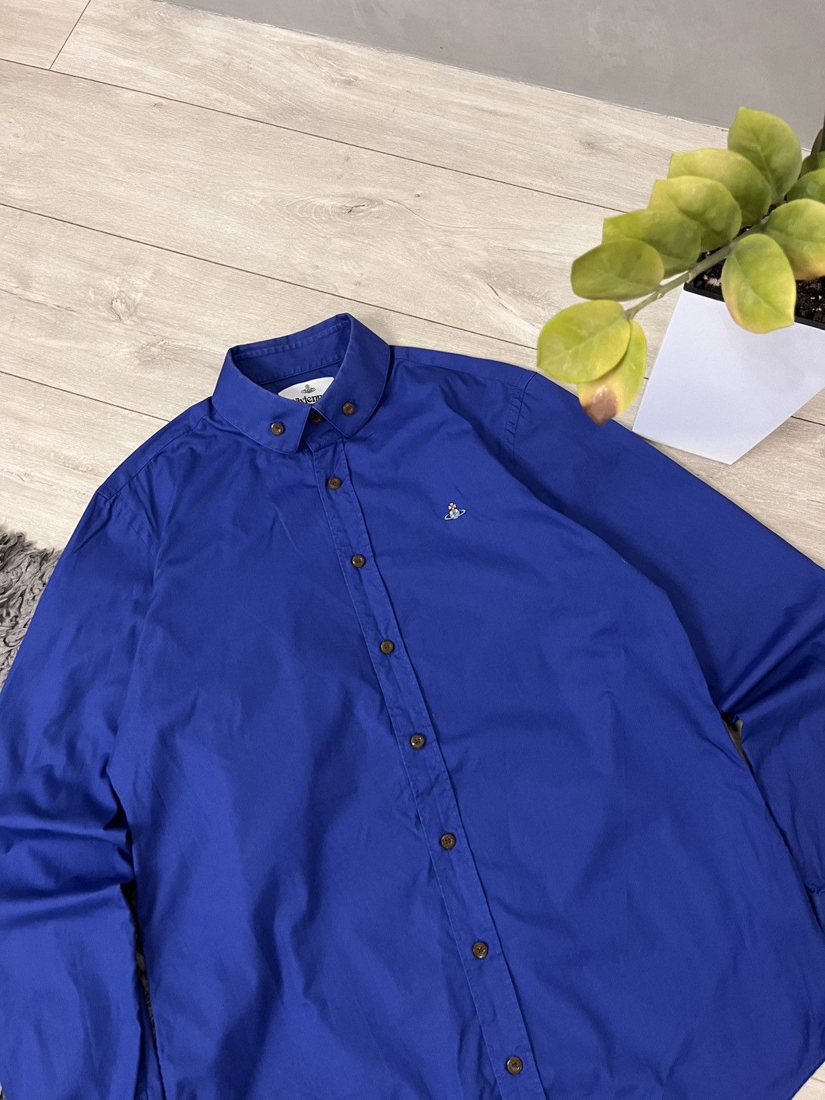 Vivienne Westwood 🔥VIVIENNE WESTWOOD OLD MONEY ORB LOGO LUXURY SHIRT 00’S Y2K Size US M / EU 48-50 / 2 - 4 Thumbnail