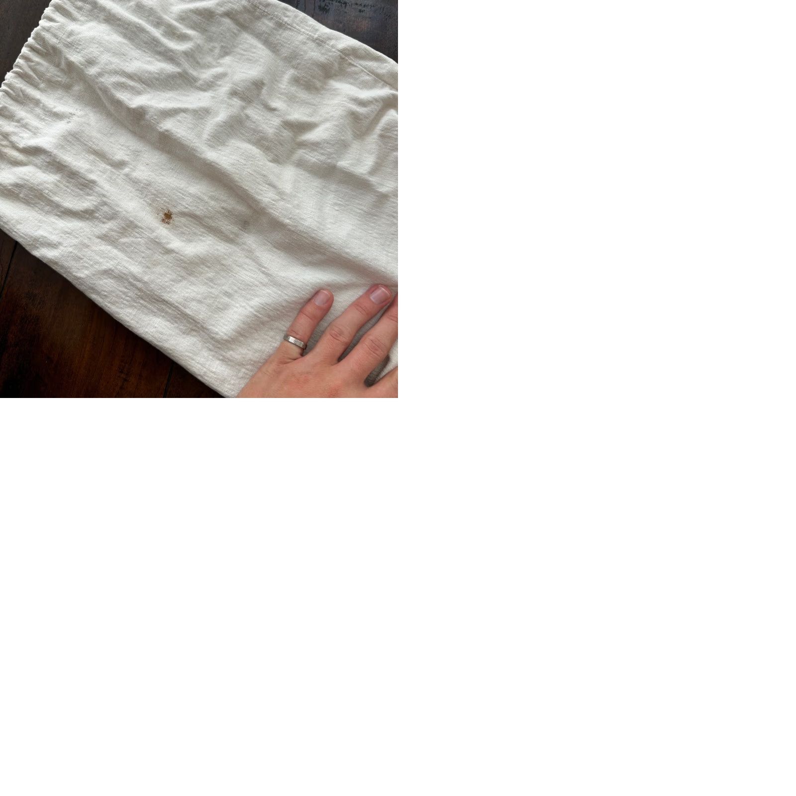 Vintage VTG WWII Canvas Garment Laundry Bag White Military Denim 1940s Stencil 40s 50s Size ONE SIZE - 9 Thumbnail