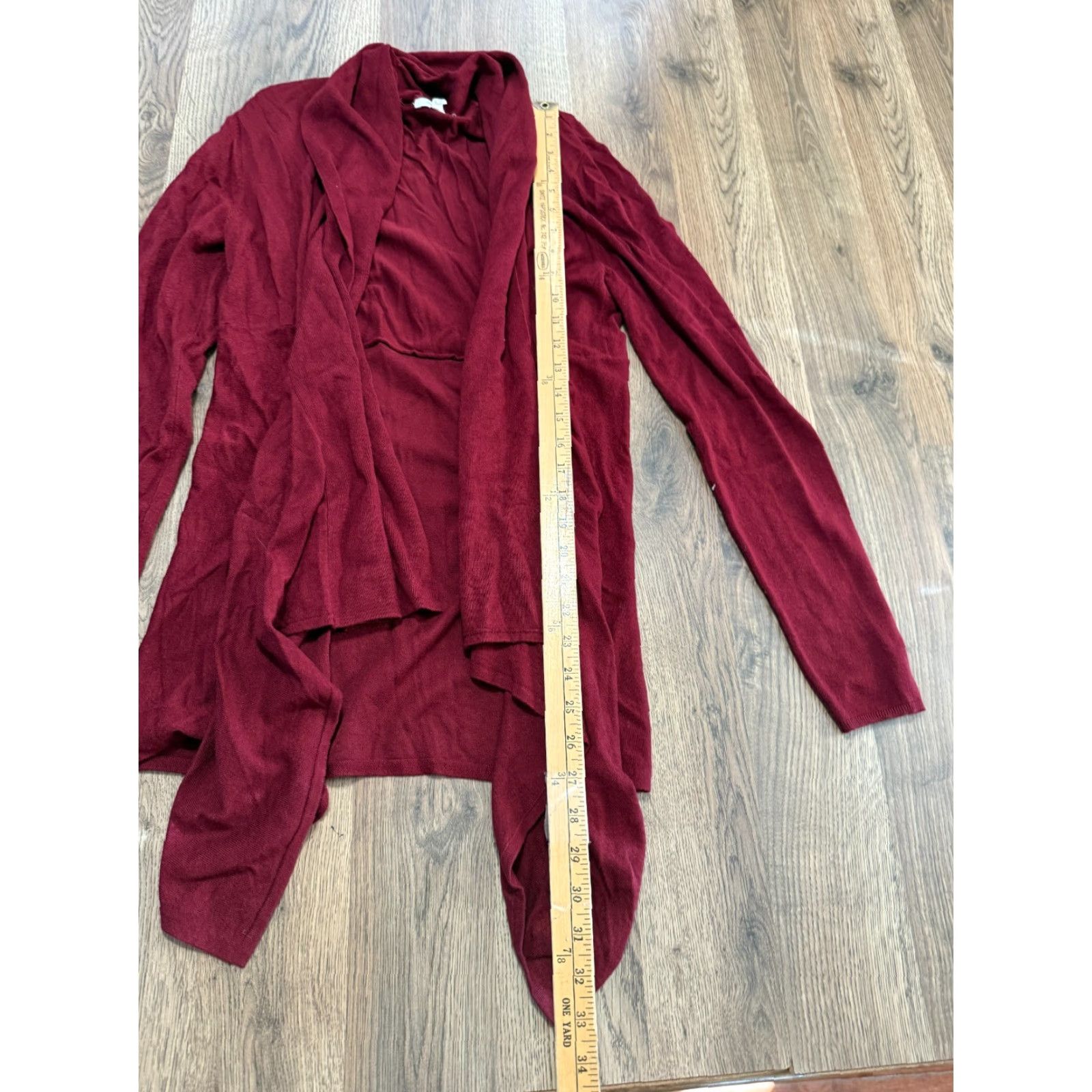 Vintage **Women's Red Open Cardigan Maurices Size Medium Long Sleeve** User: Women's Red Open Cardigan Maurices Size Medium Long Sleeve Size M / US 6-8 / IT 42-44 - 5 Thumbnail