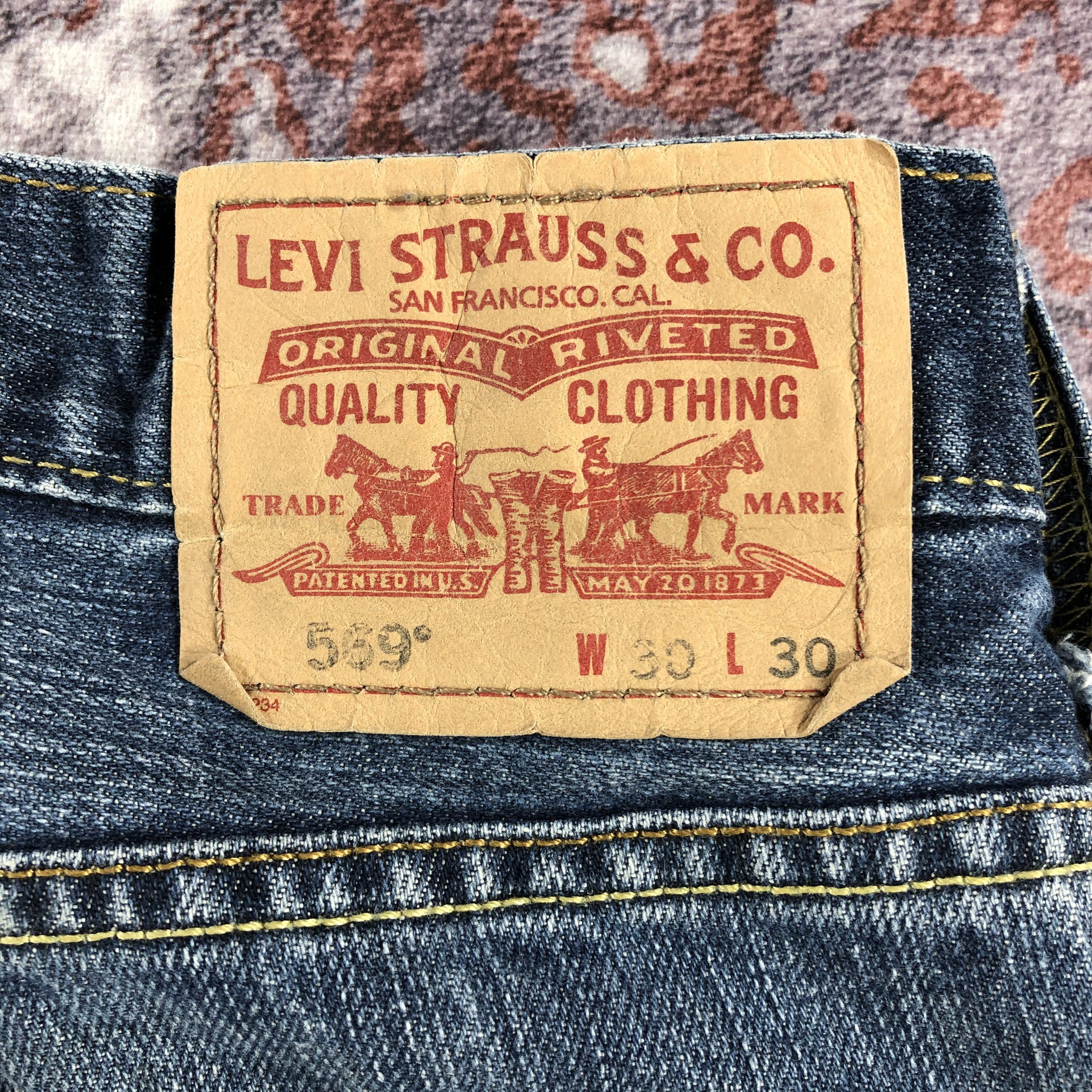 Levi's × Vintage Vintage Blue Wash Levis 569 Jeans-JM2628 Size US 33 - 5 Thumbnail