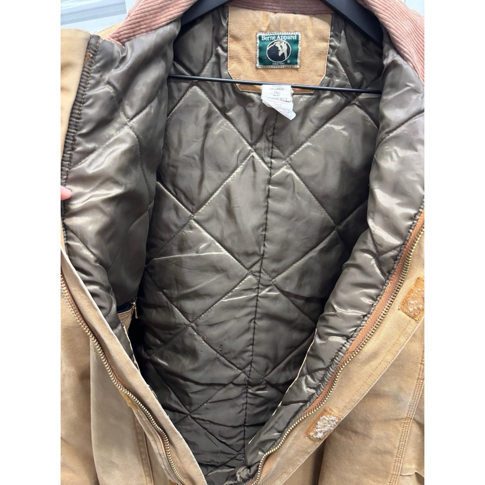 Vintage Berne Apparel Chore Jacket CH416BD Large Tall Size US L / EU 52-54 / 3 - 4 Thumbnail