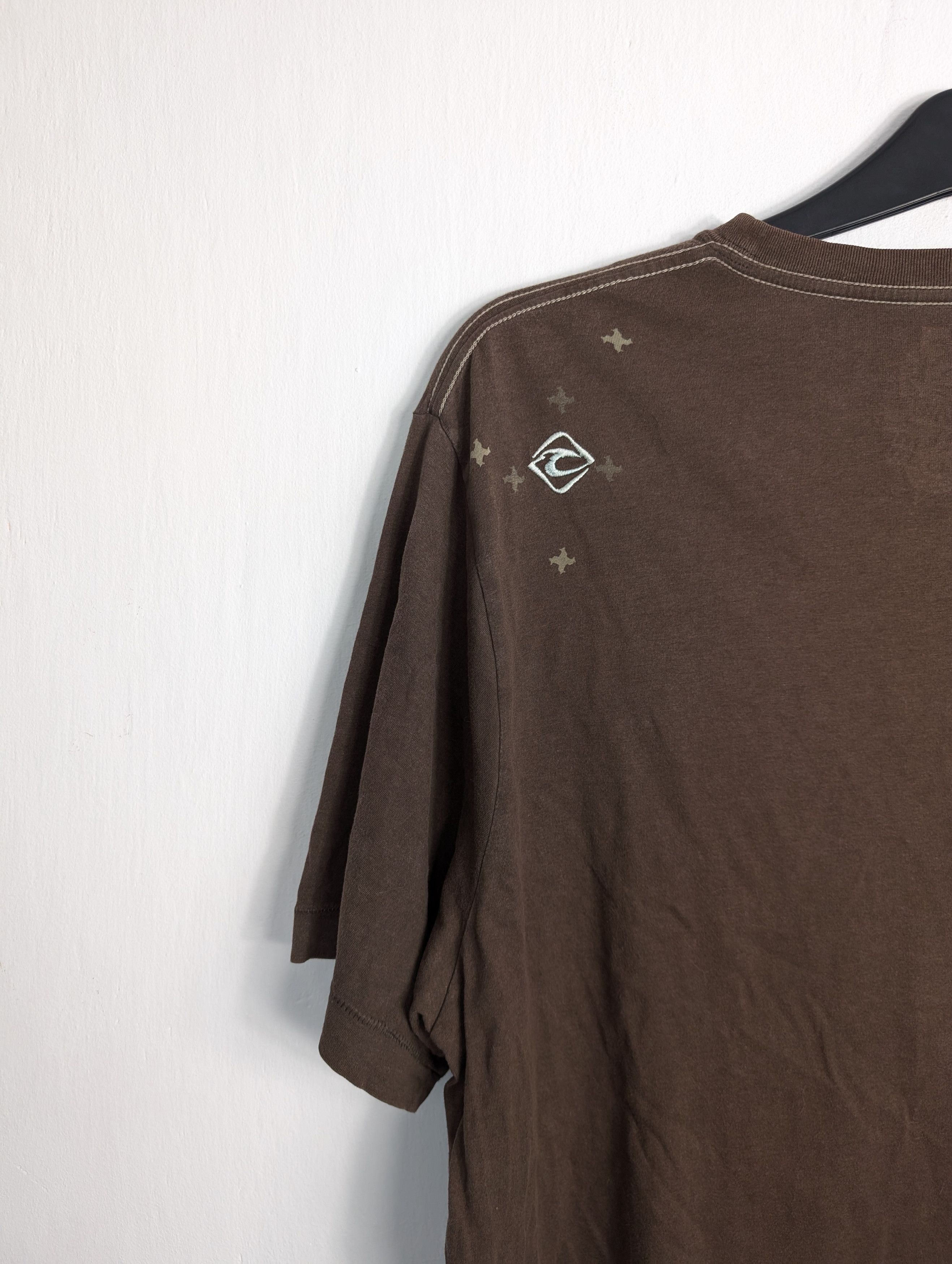 Rip Curl Vintage Rip Curl T-shirt Brown Y2K Surf Skate Graphic Print Size US XL / EU 56 / 4 - 4 Thumbnail