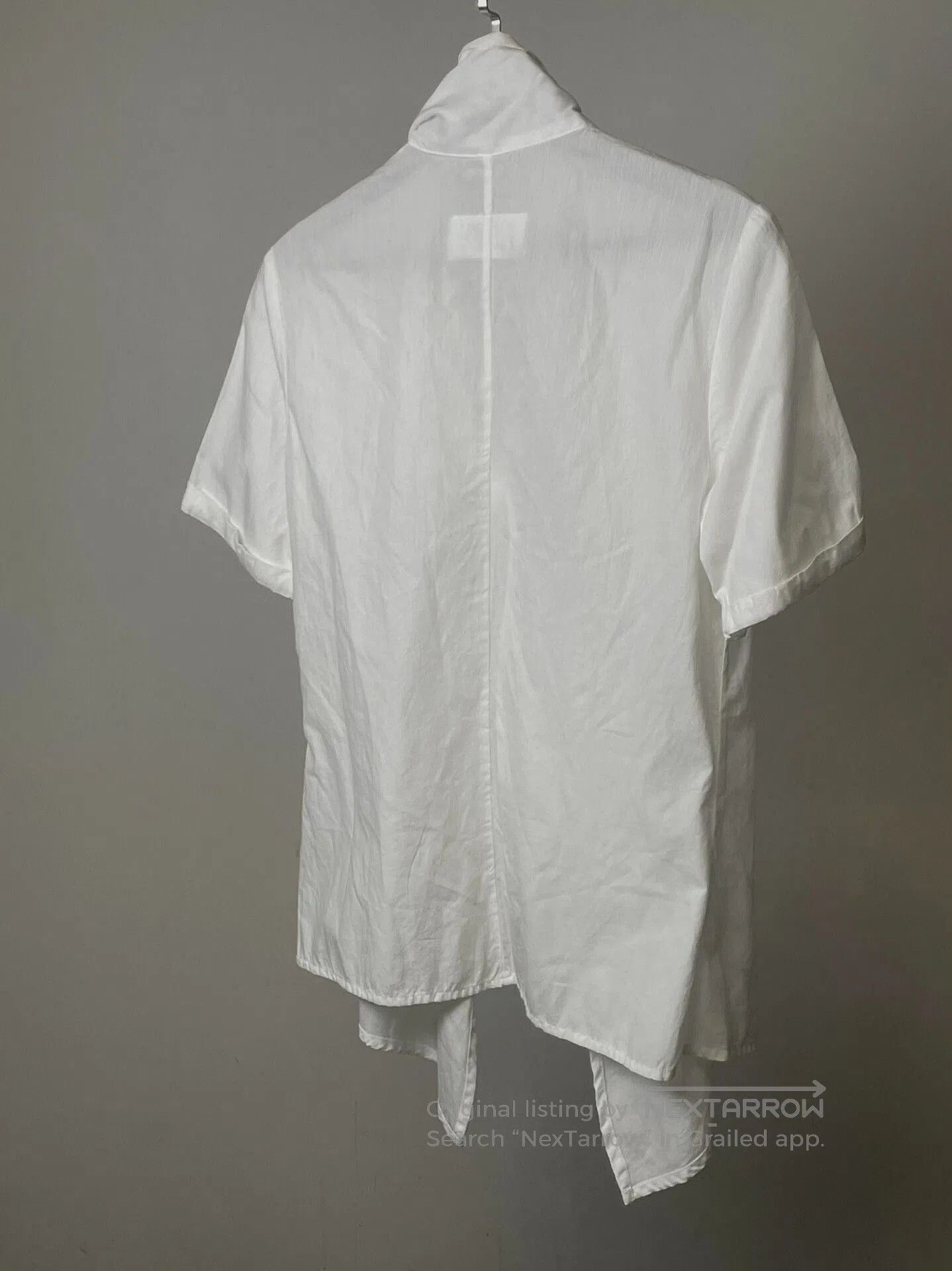 Maison Margiela Maison Martin Margiela White Scarf Cardigan. Size M / US 6-8 / IT 42-44 - 4 Thumbnail