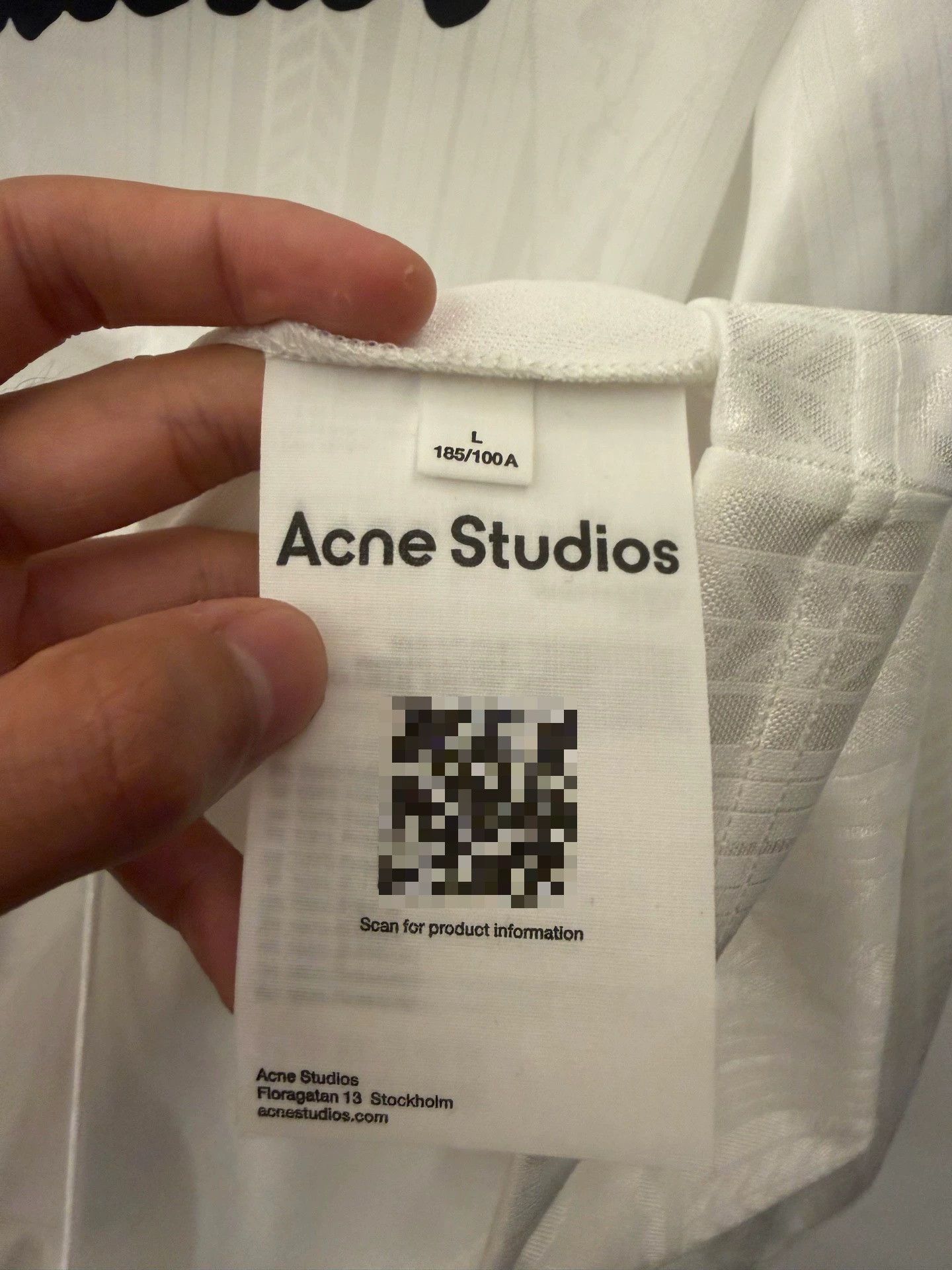 Acne Studios Acne SS26 Printed Crewneck LS Tee Men L NWT Size US L / EU 52-54 / 3 - 5 Thumbnail