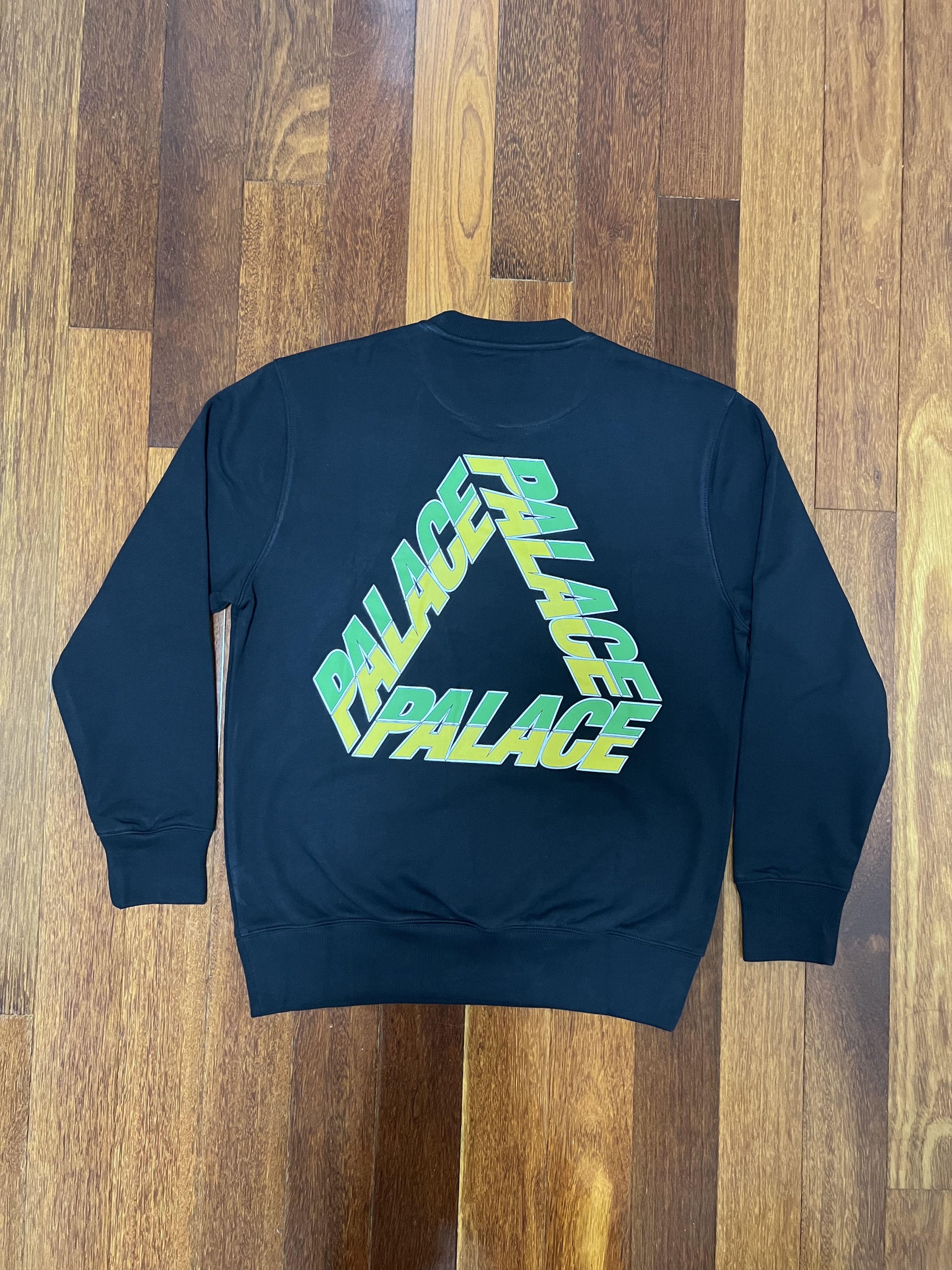 Palace 💚 2019 Palace Split P3 Crew Black Medium NEW Size US M / EU 48-50 / 2 - 3 Thumbnail
