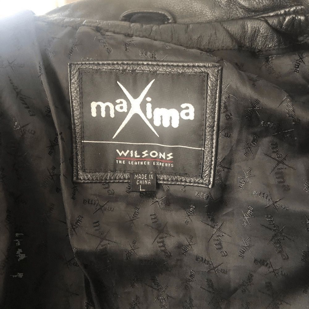 Wilsons Leather VINTAGE WILSONS Authentic Leather jacket size L Size L / US 10 / IT 46 - 3 Thumbnail