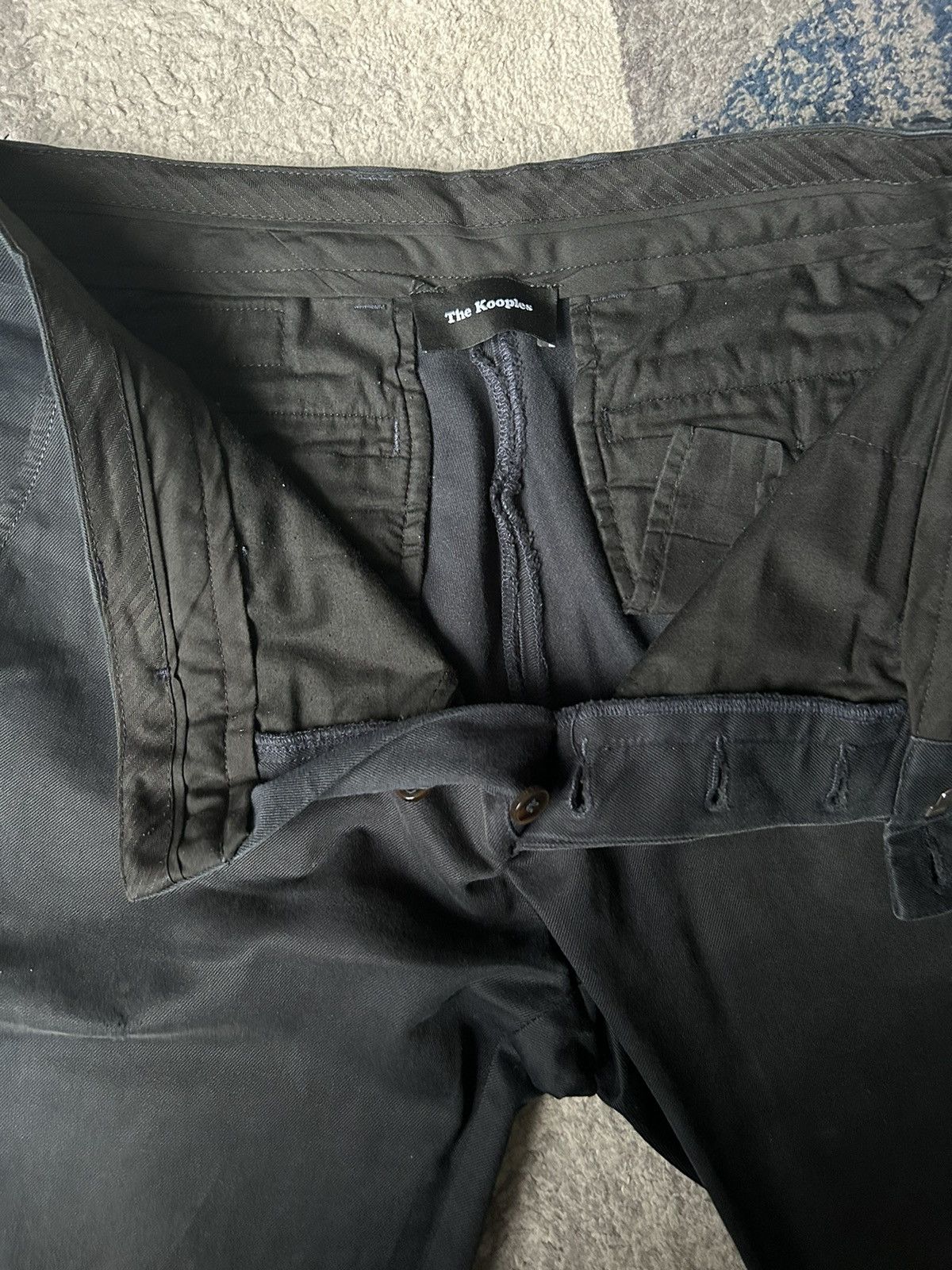 The Kooples The Kooples Navy Pants - Size 48 EU / 32 US - Chain Detail Size US 32 / EU 48 - 4 Thumbnail