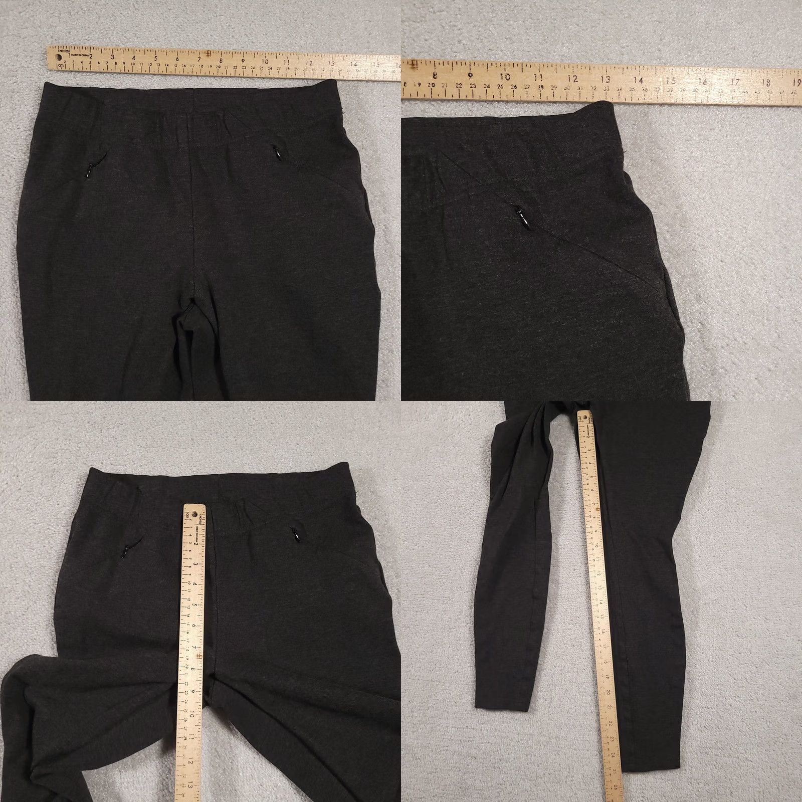 J. Jill J. Jill Leggings Womens XS Ponte Knit Slim Stretch Pants Pockets Black Size 26" / US 2 / IT 38 - 8 Thumbnail